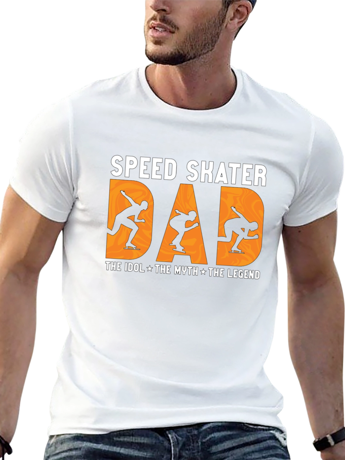 Speed Skater Dad T-Shirt