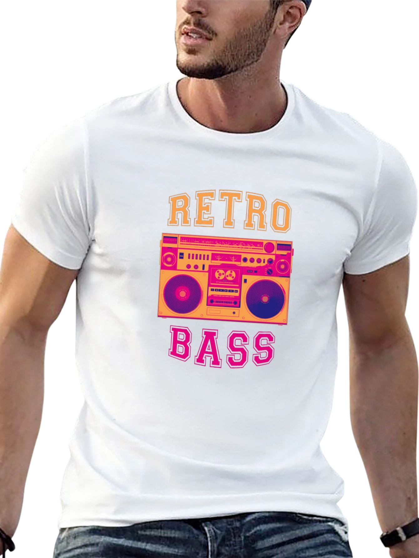 Retro Bass Graphic T-Shirt