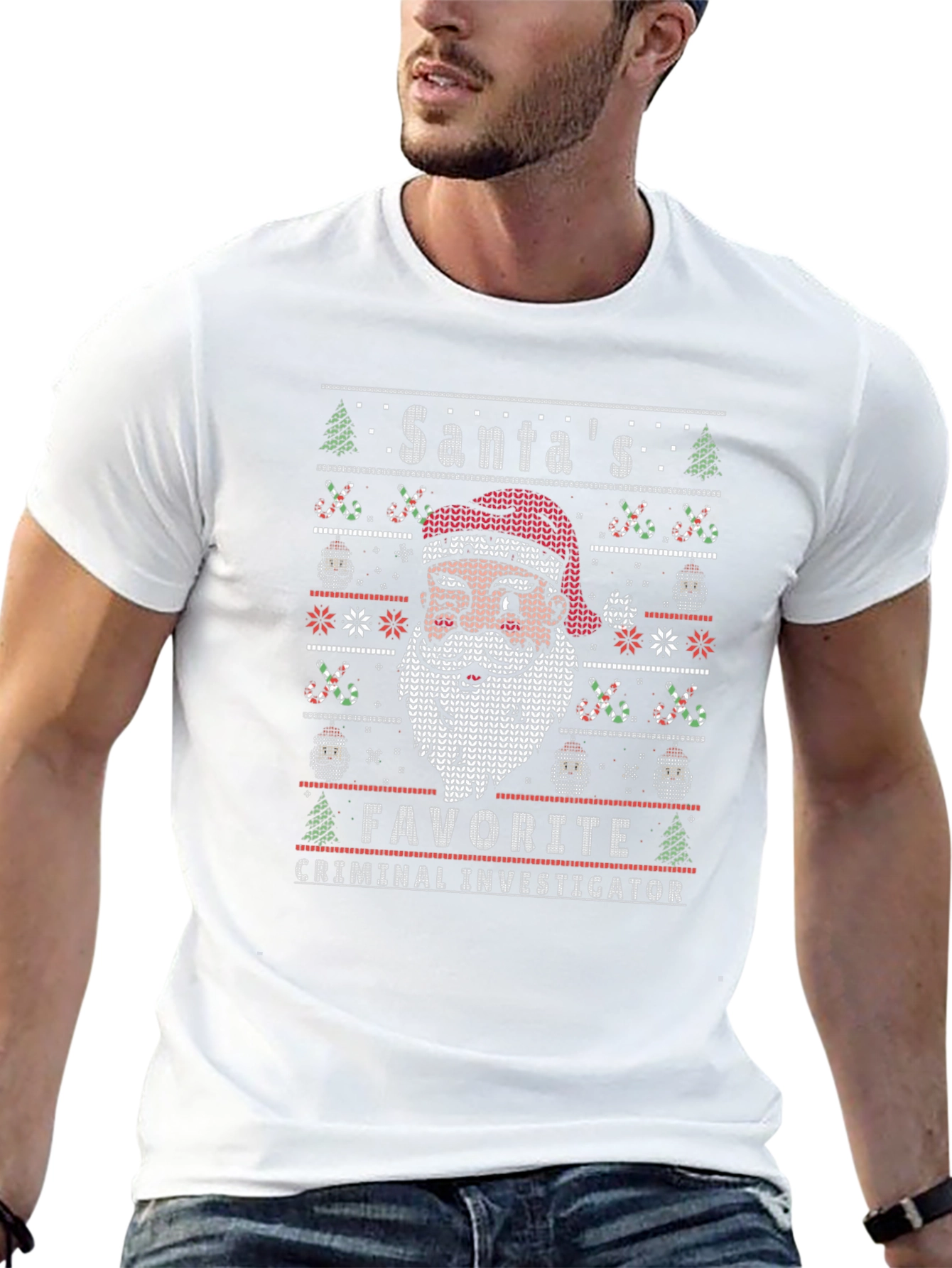 Santas Favorite Criminal Investigator T-Shirt