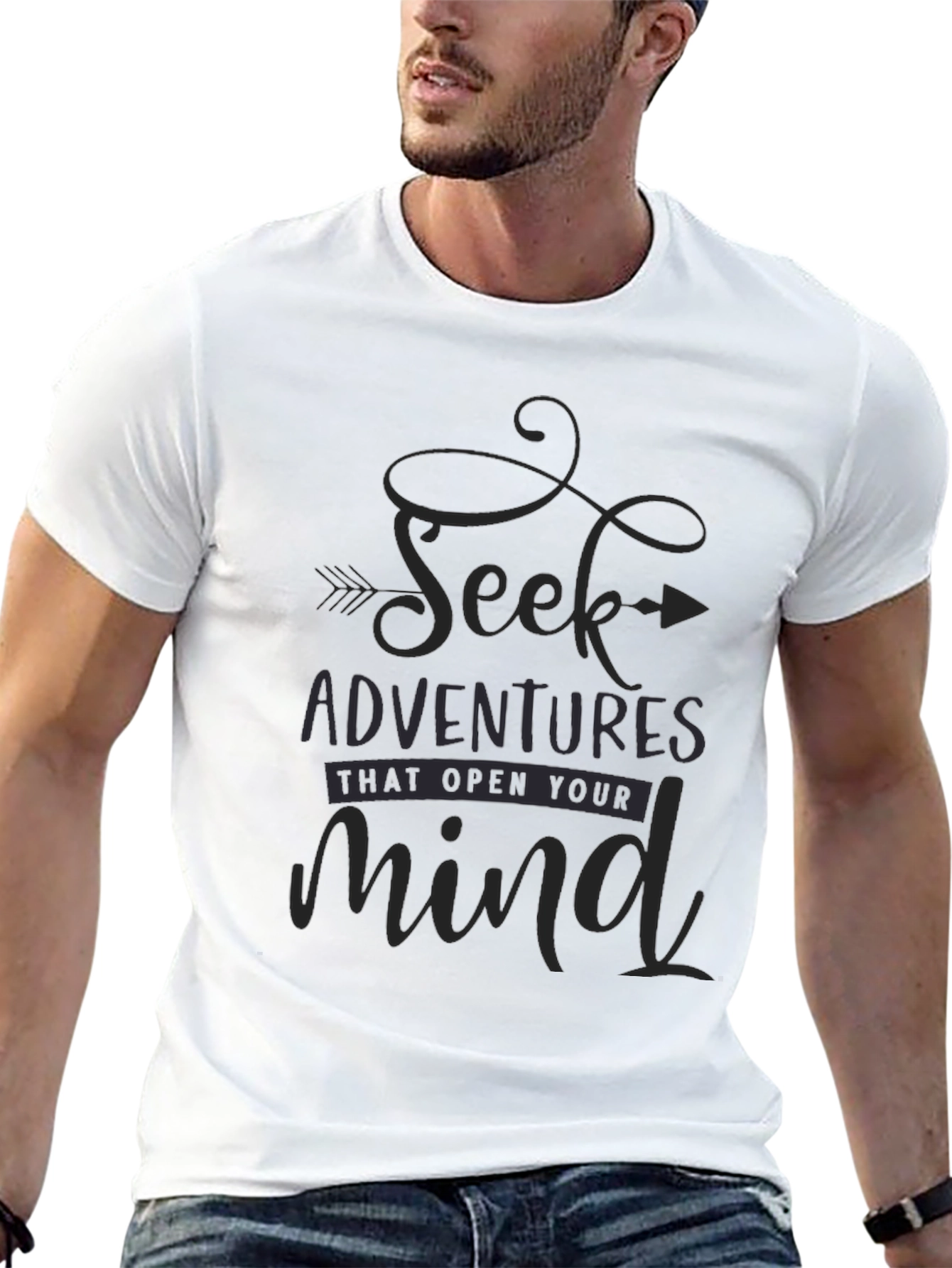 Seek Adventures T-Shirt - Black