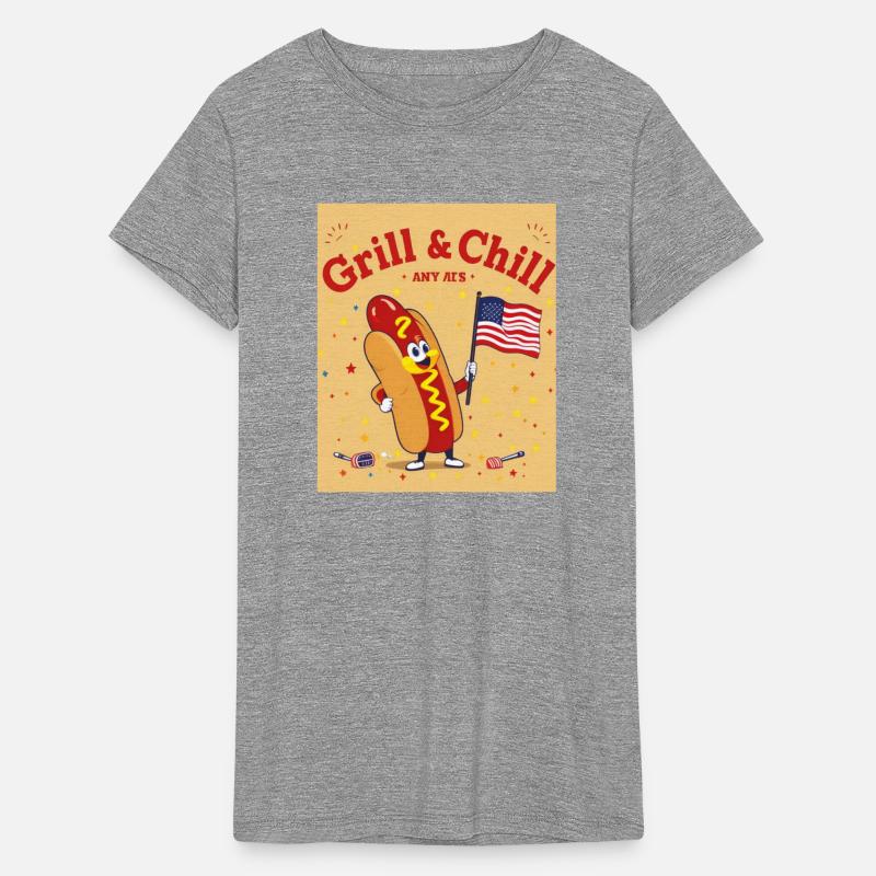 Grill Chill Hero Patriotic Hotdog BBQ