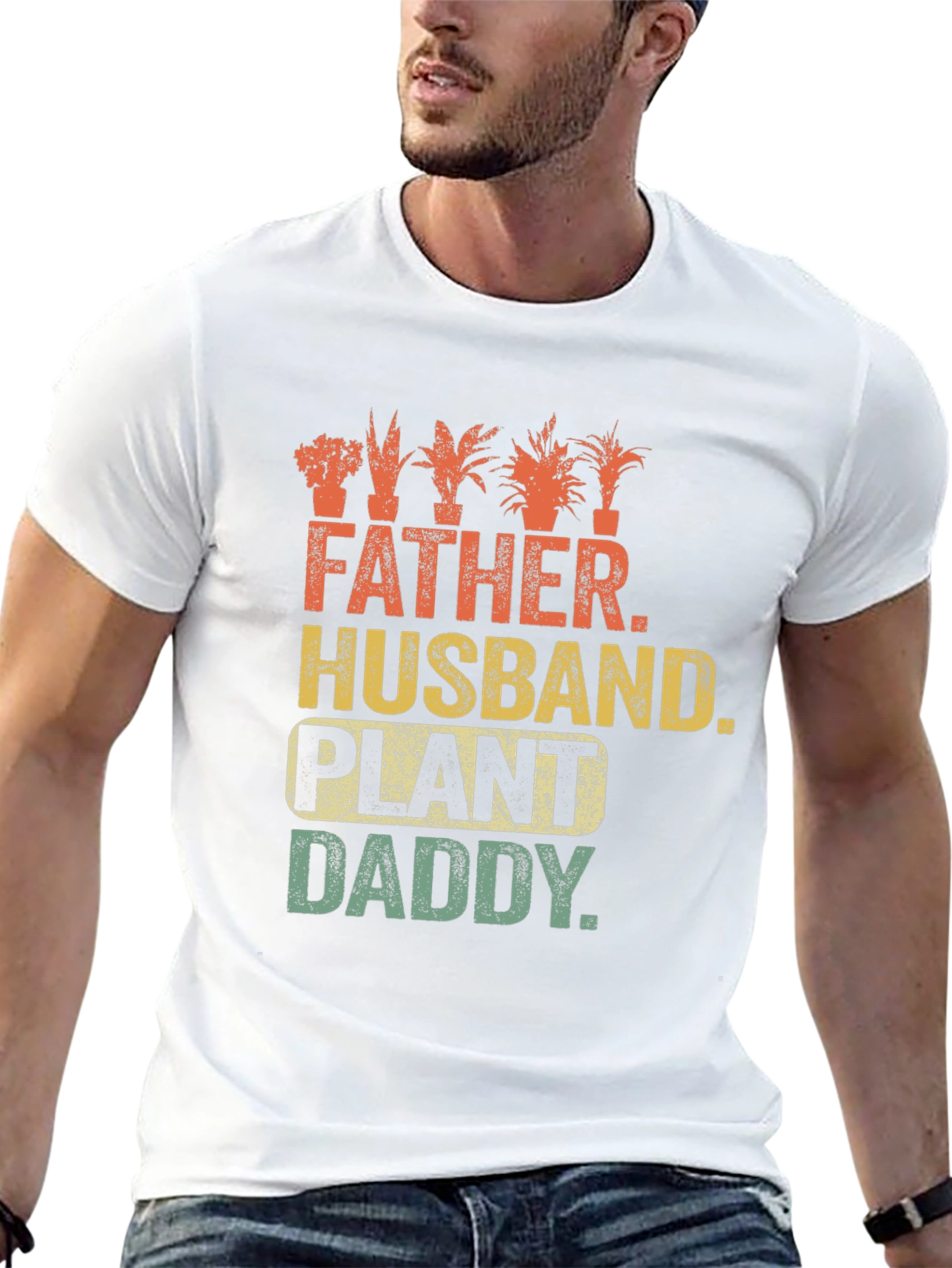 Father Husband Plant Daddy T-Shirt