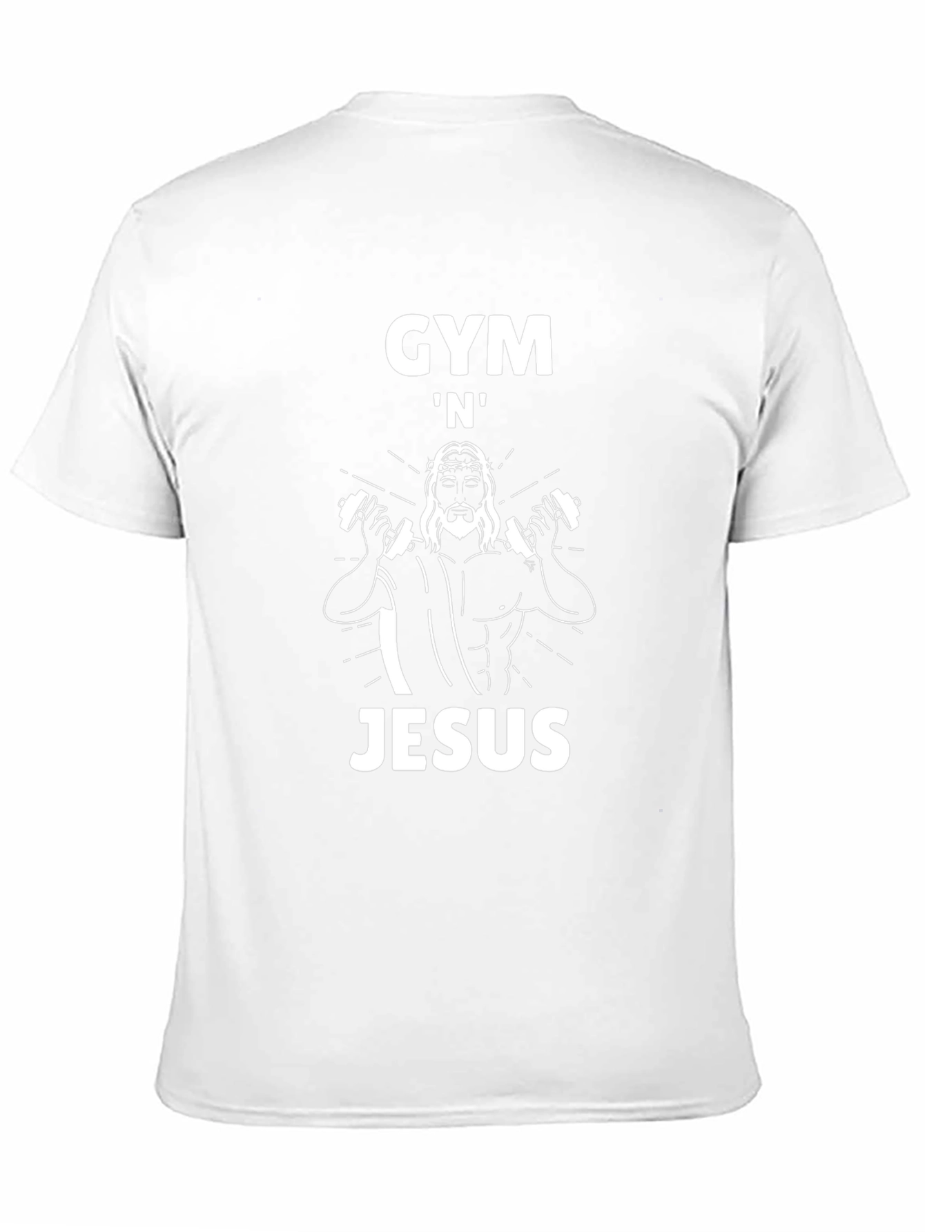 Gym N Jesus Black Graphic Tee