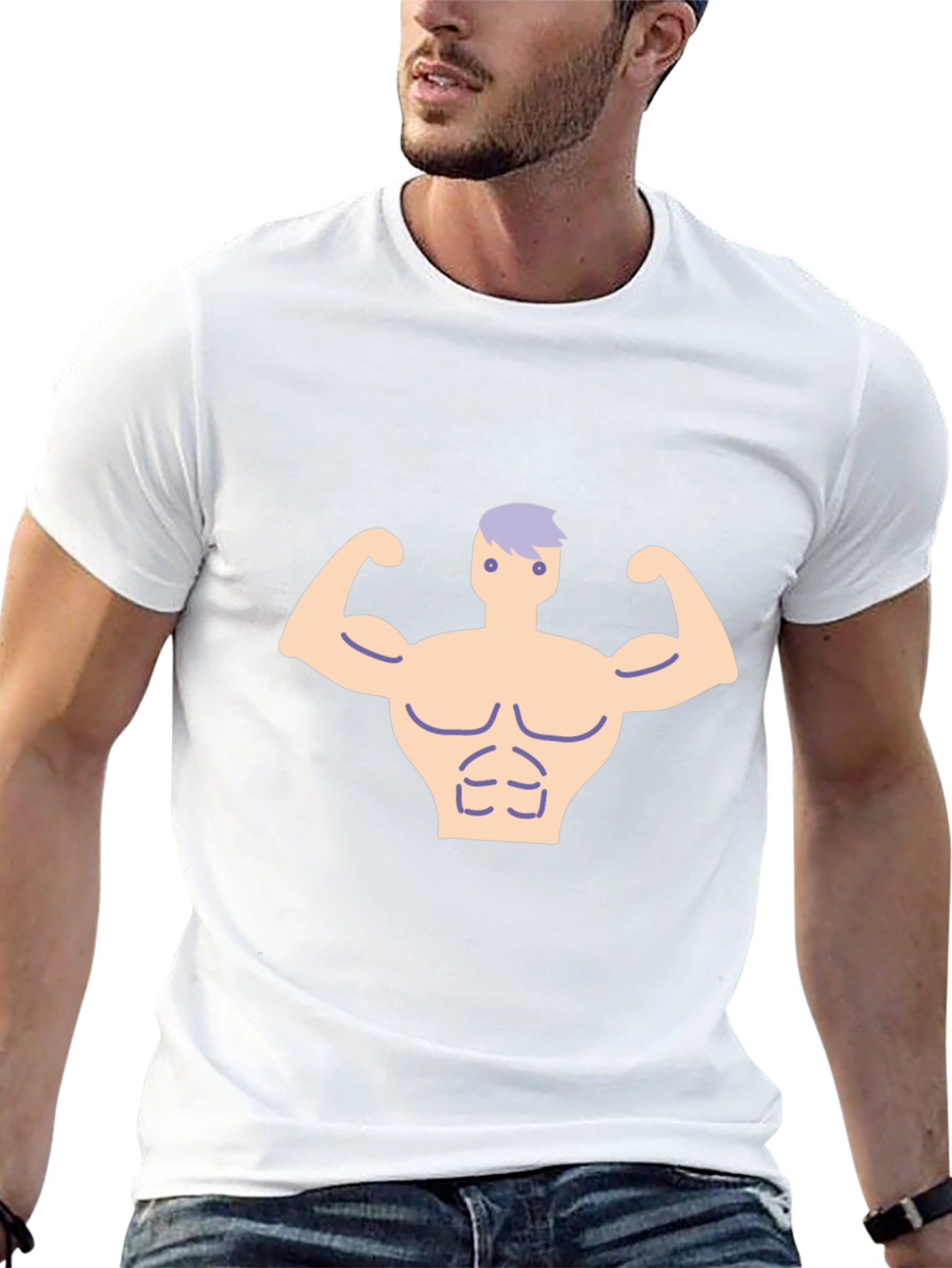 Funny Bodybuilder Graphic Tee