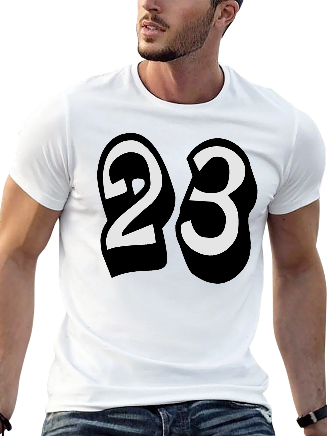 Number 23 Graphic Tee - Classic & Bold Design