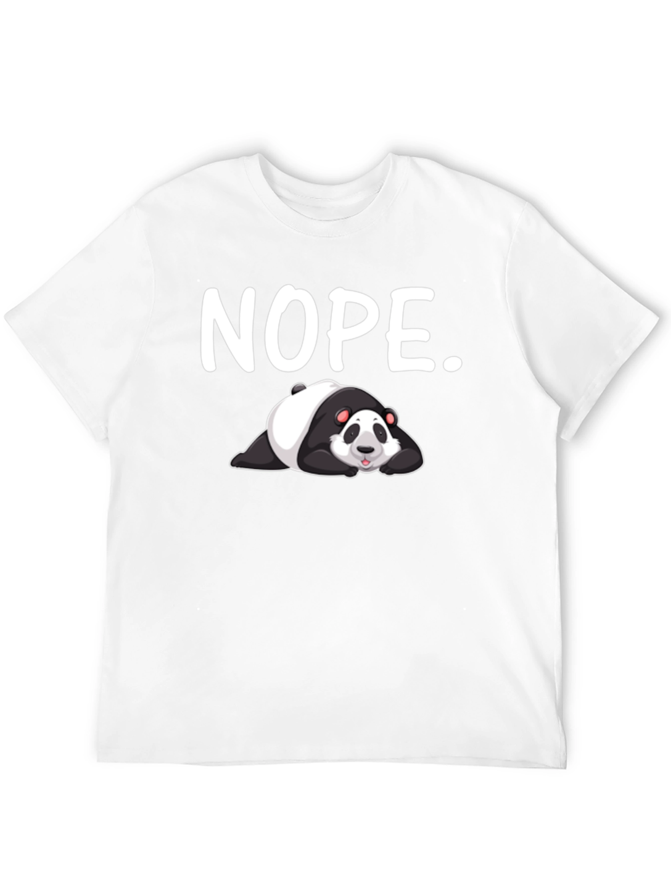 Nope Panda T-Shirt - Lazy Mood Tee