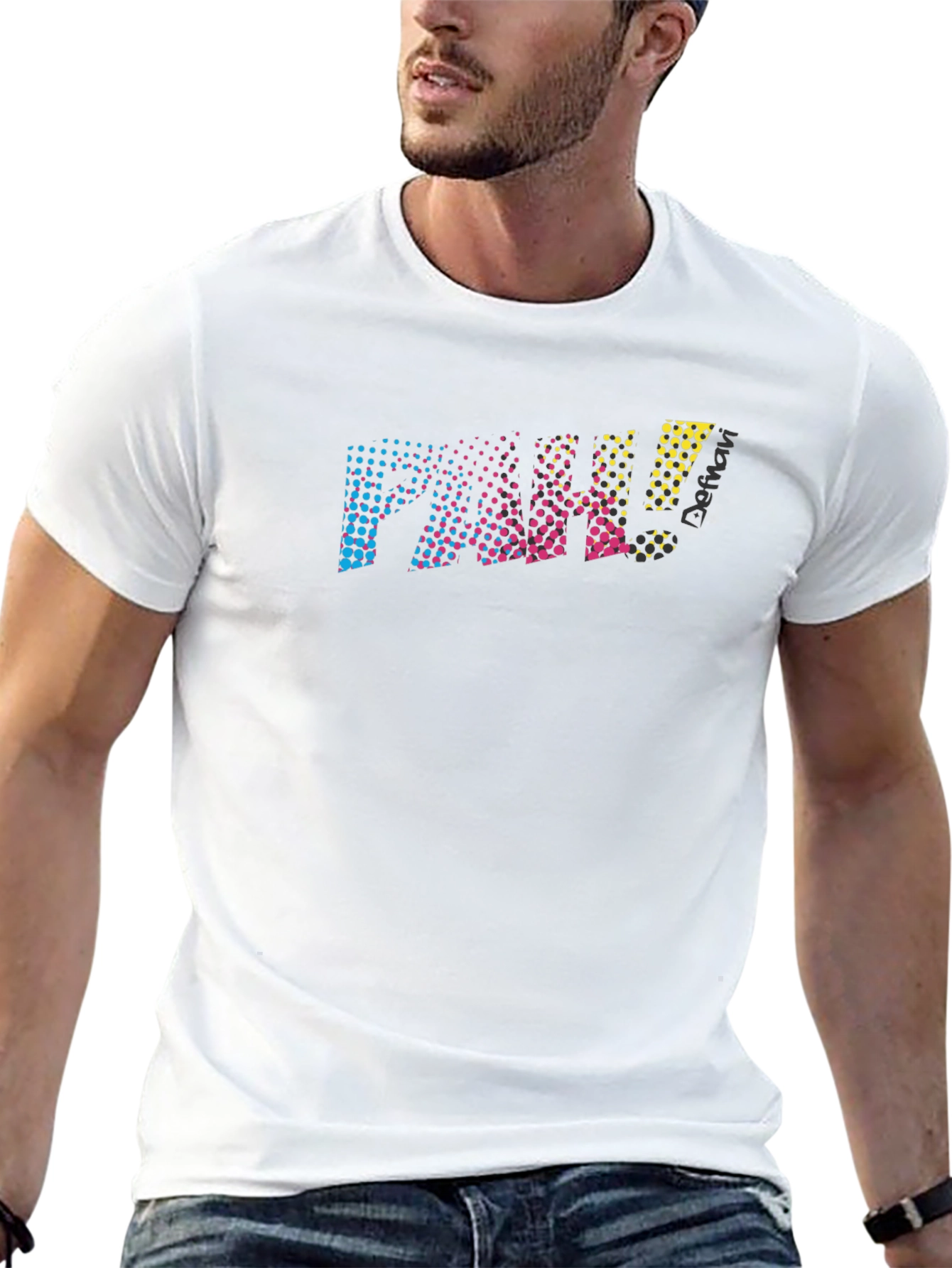 FAK! Graphic T-Shirt - Mens Black Crew Neck Tee