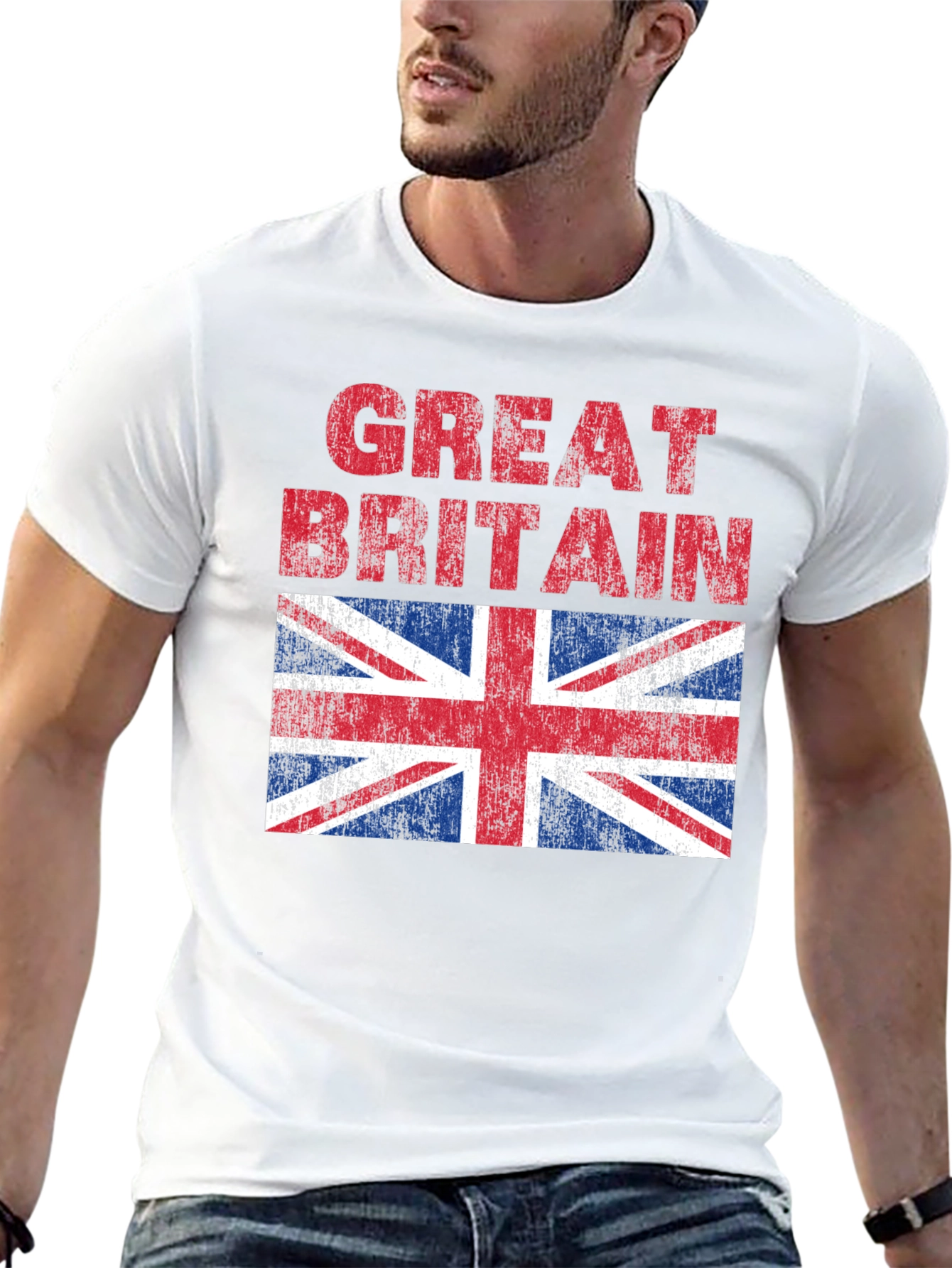 Great Britain Flag Graphic T-Shirt