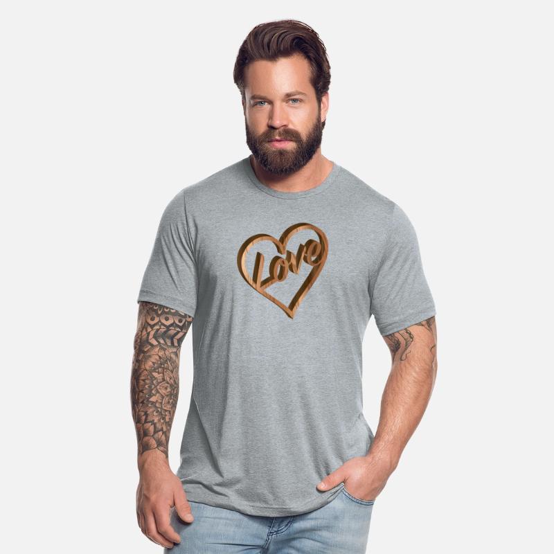 Heart love relief in wood look for Valentine's Day