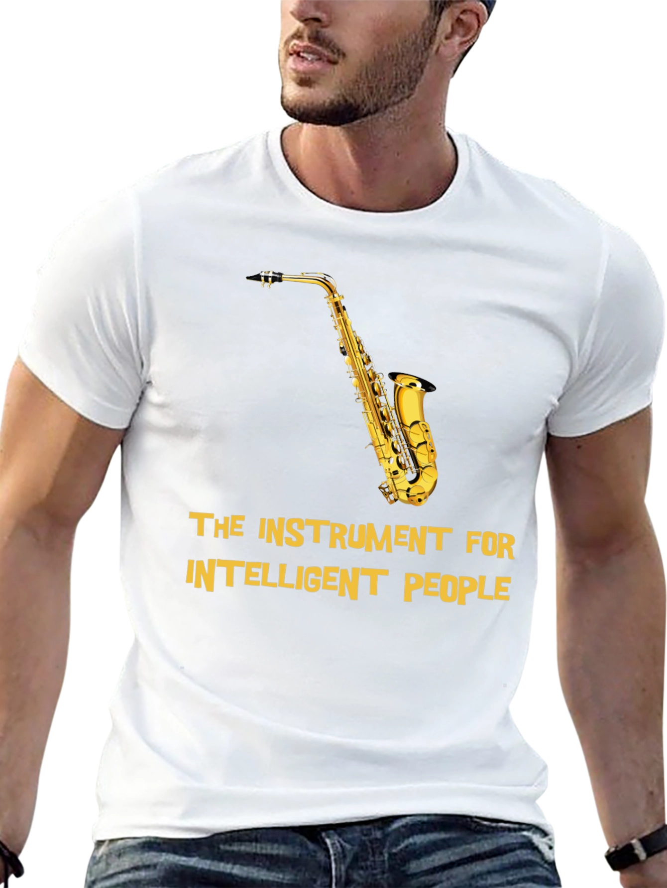 Saxophone Instrument for Intelligent People T-Shirt