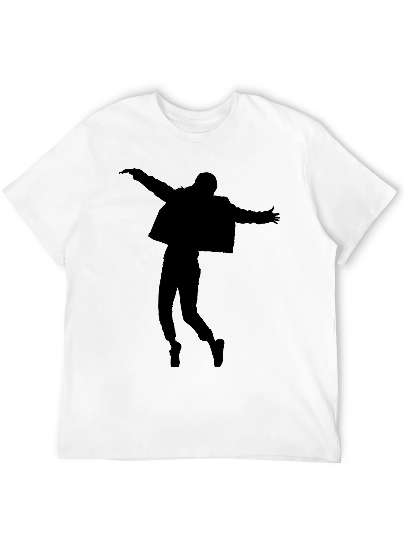 Silhouette Dance T-Shirt - Black Cotton Blend