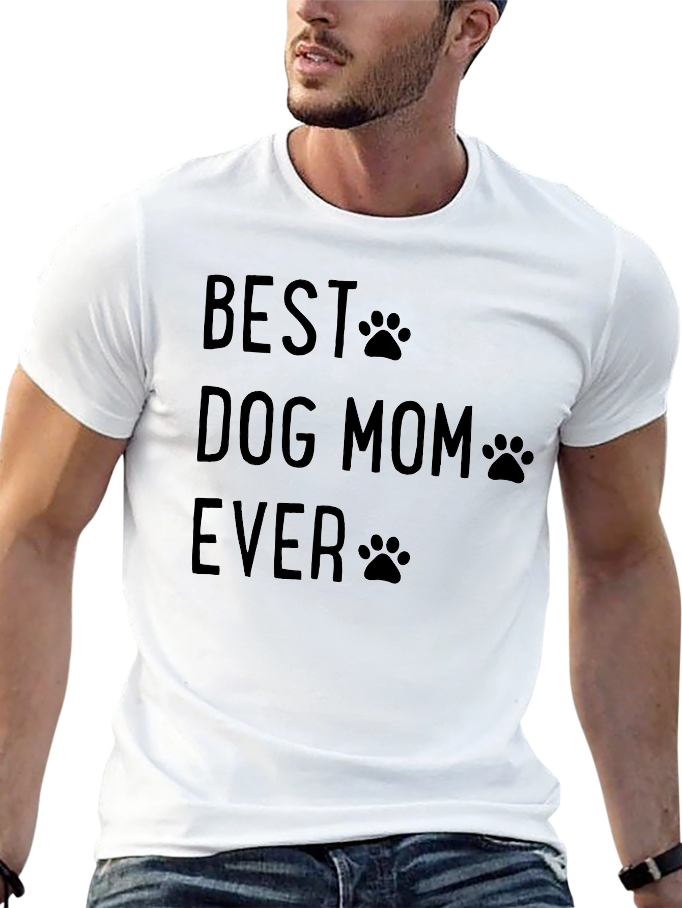 Best Dog Mom Ever Graphic T-Shirt