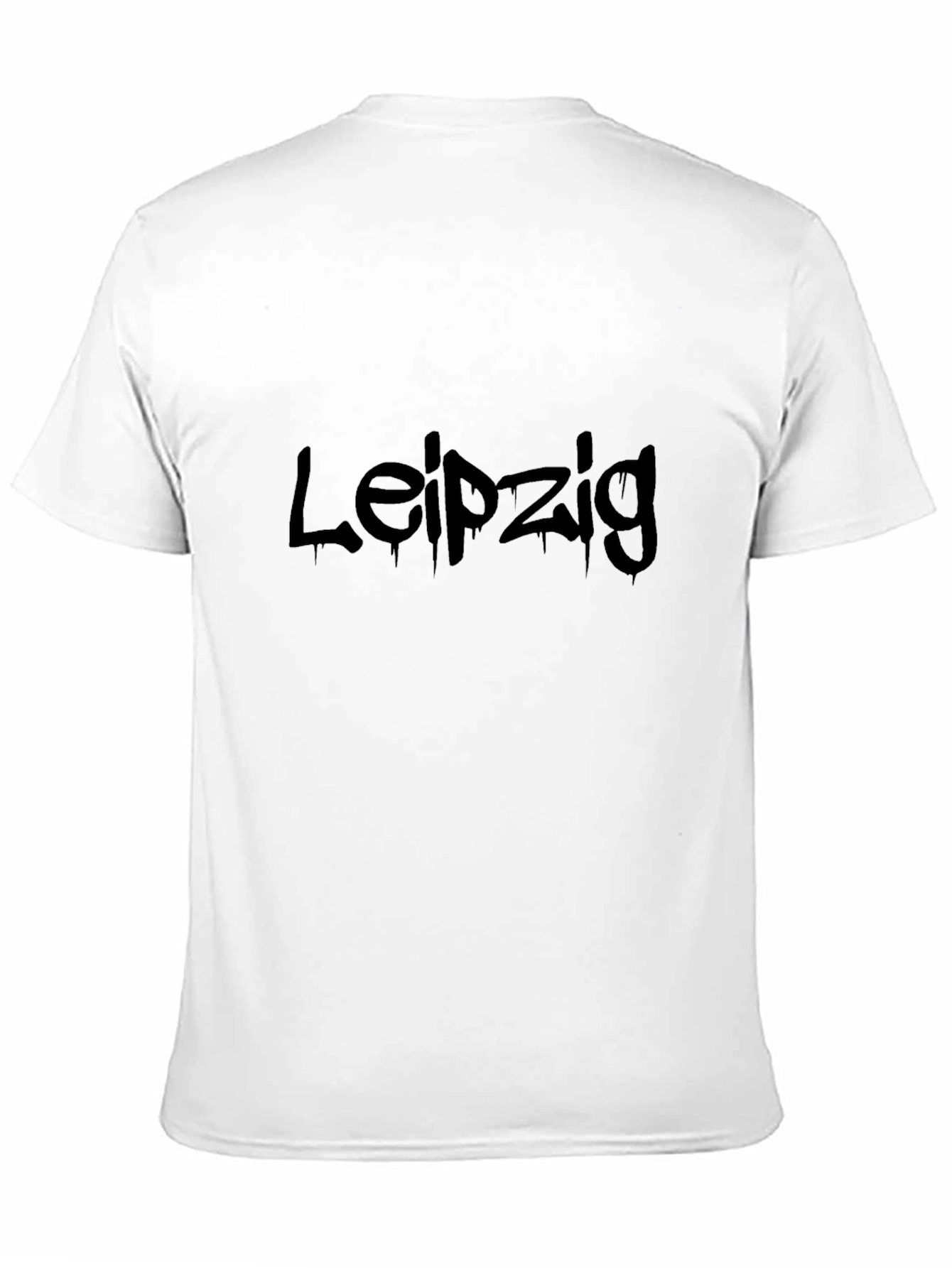 Leipzig Graphic Tee - Black Cotton T-Shirt