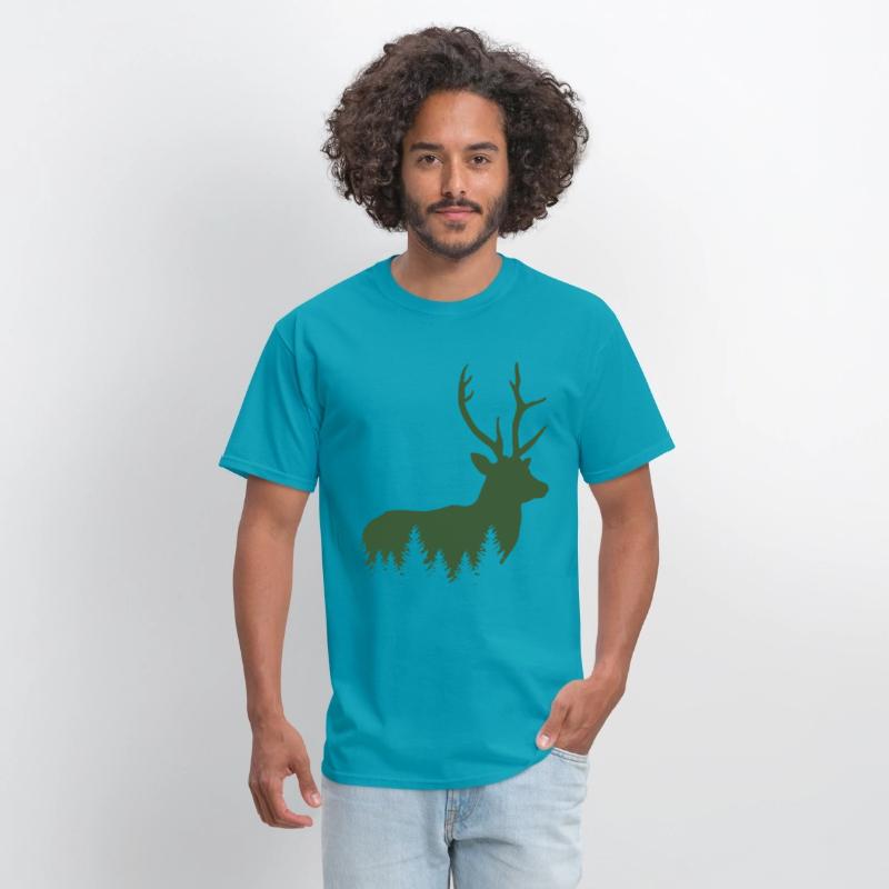 Hunter Mountaineer Hiker Deer
