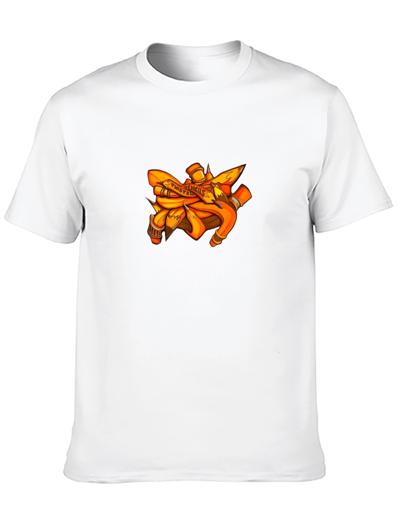 Twisted Pencils Graphic Black T-Shirt