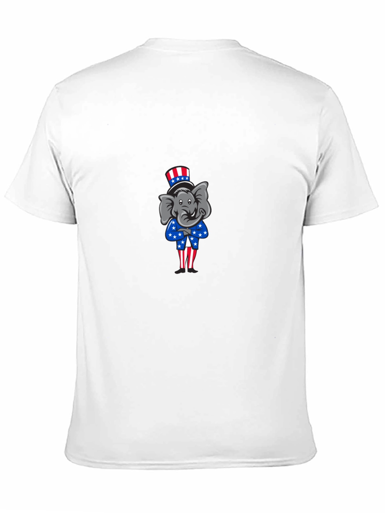 Patriotic Elephant T-Shirt - USA Pride!