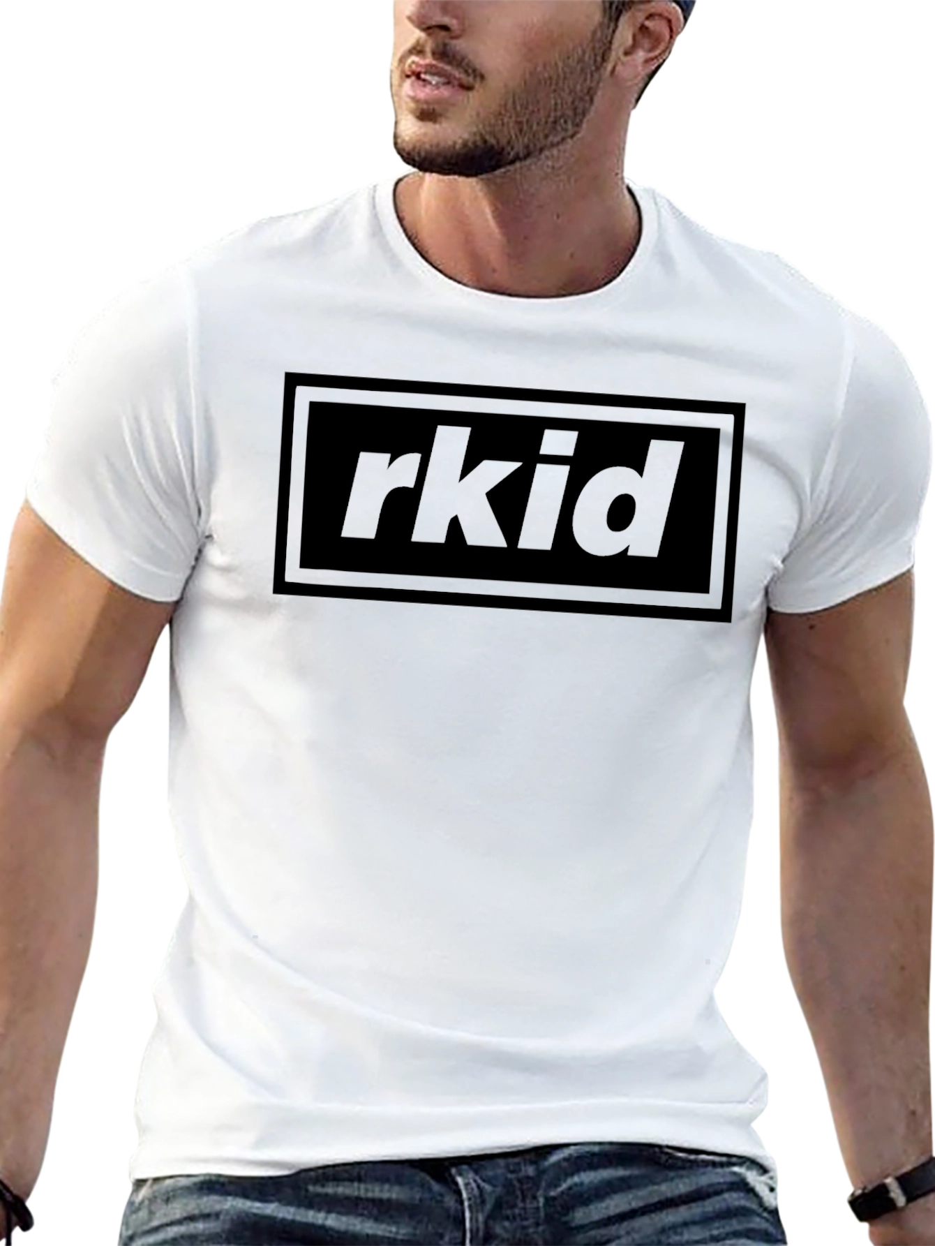RKID Graphic Tee - Classic Black Crew Neck T-Shirt