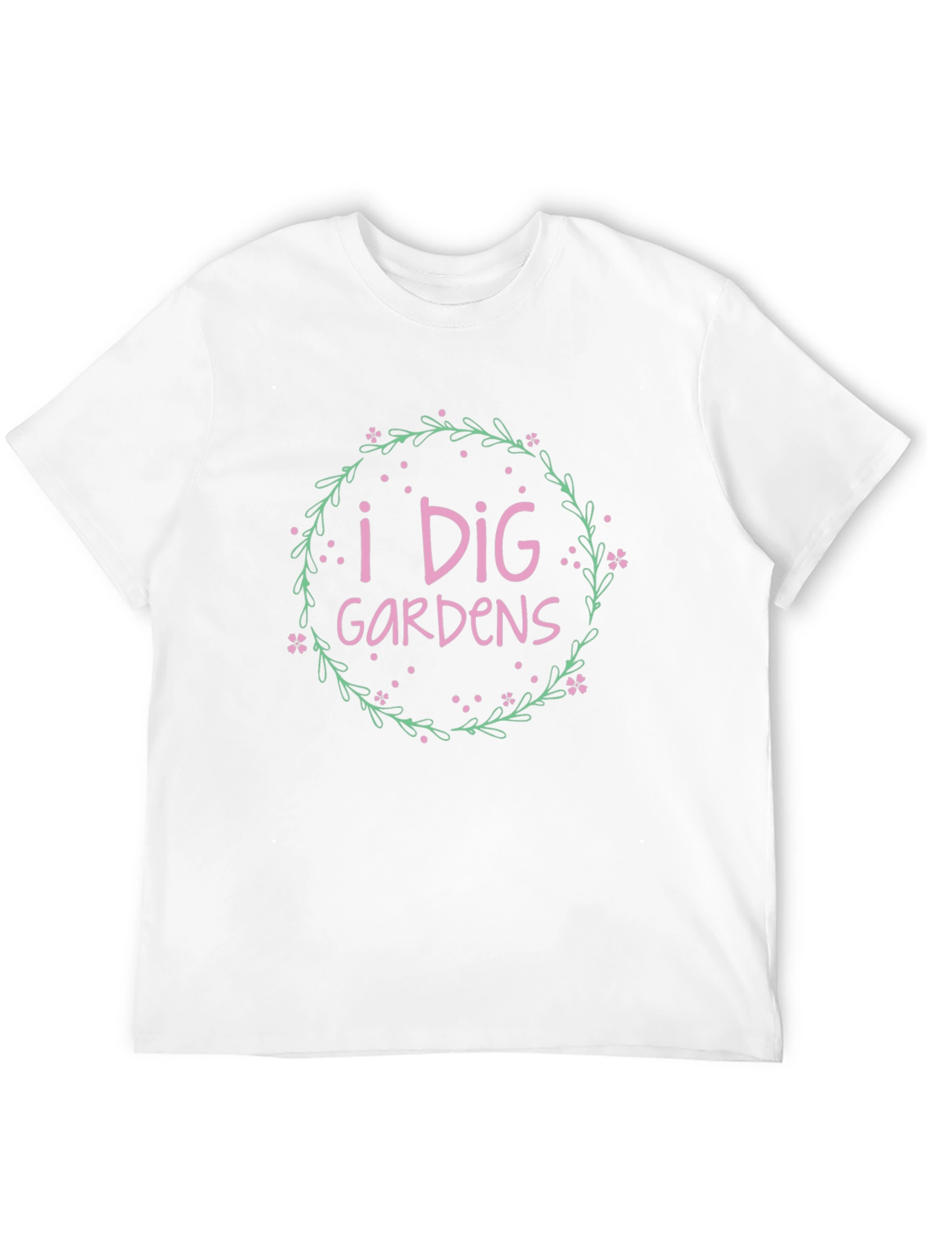 I Dig Gardens Black T-Shirt - Gardening Lover Tee