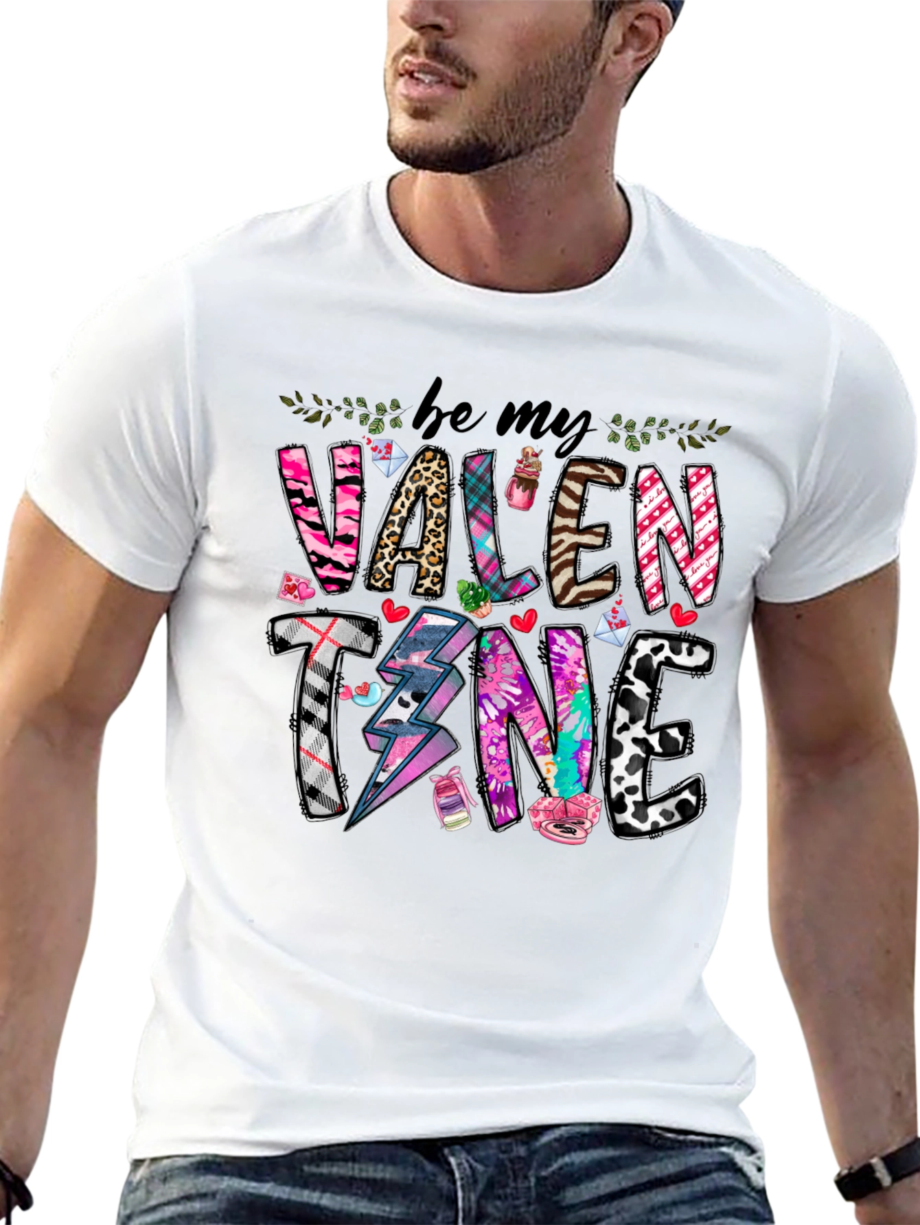 Be My Valentine T-Shirt - Novelty Graphic Tee