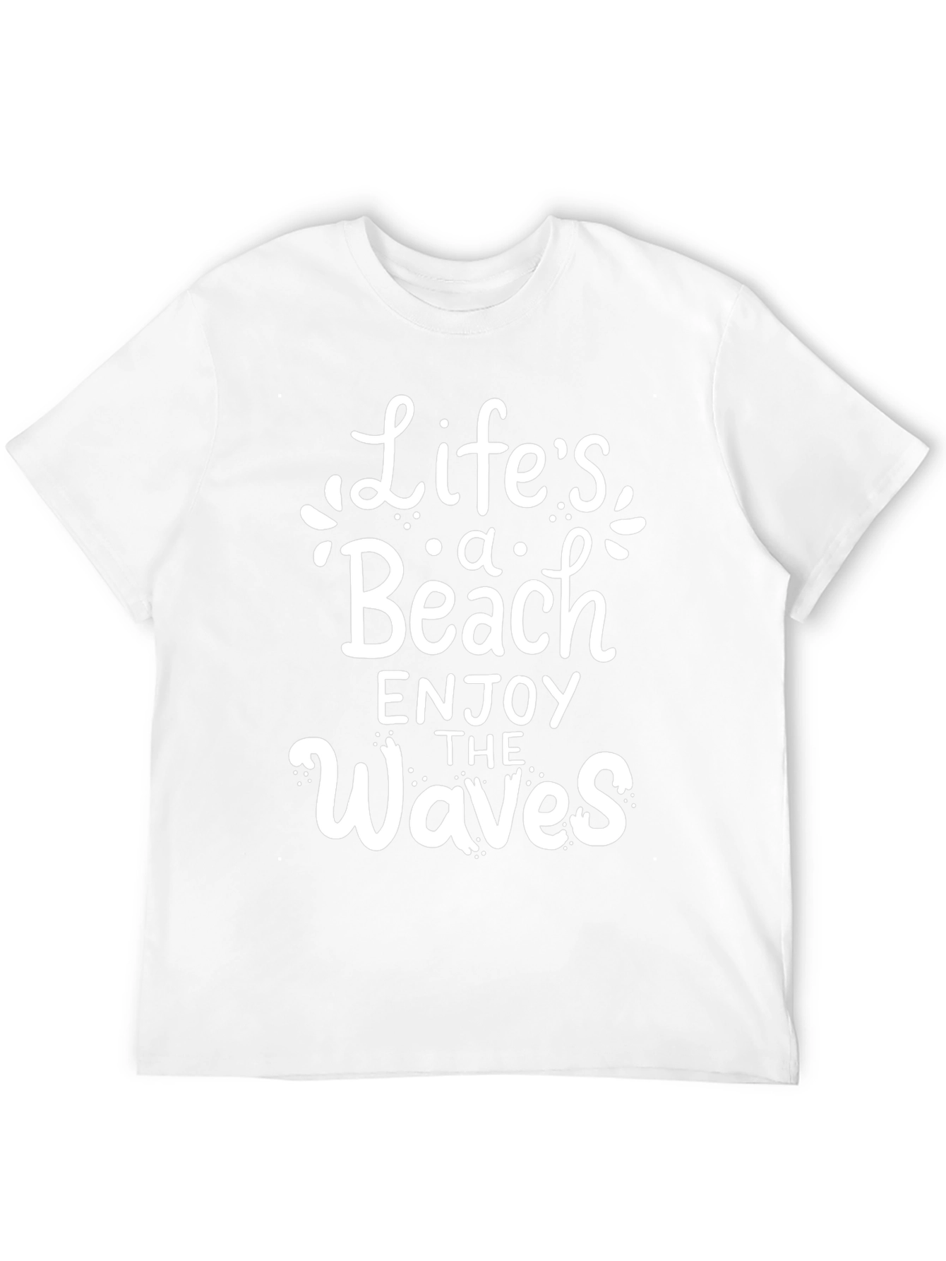 Lifes a Beach Graphic Tee - Enjoy the Waves