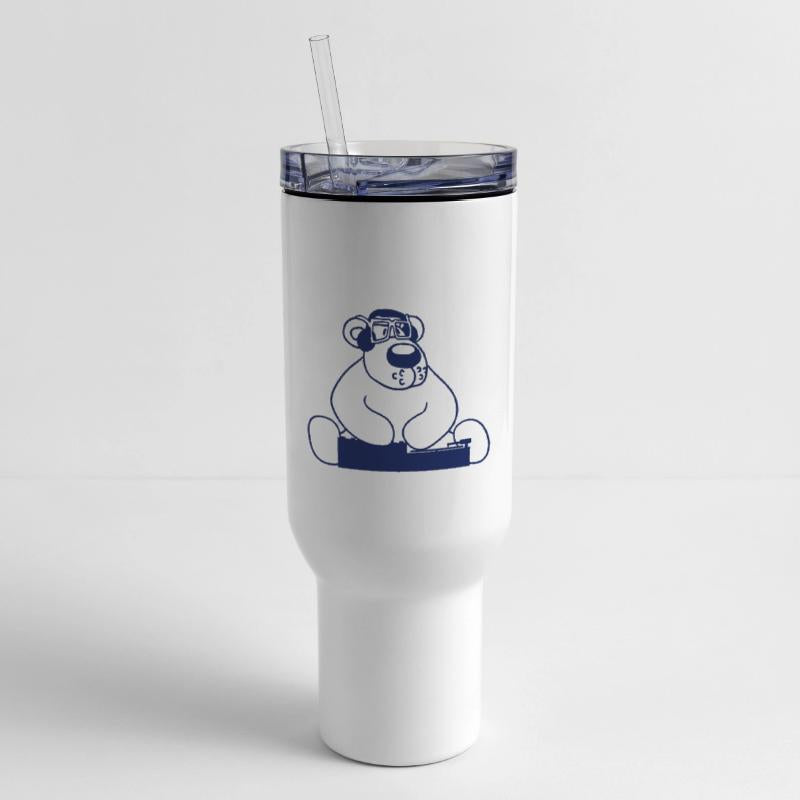 Ice Bear Teddy DJ Turntable Mixer Music Party Fun