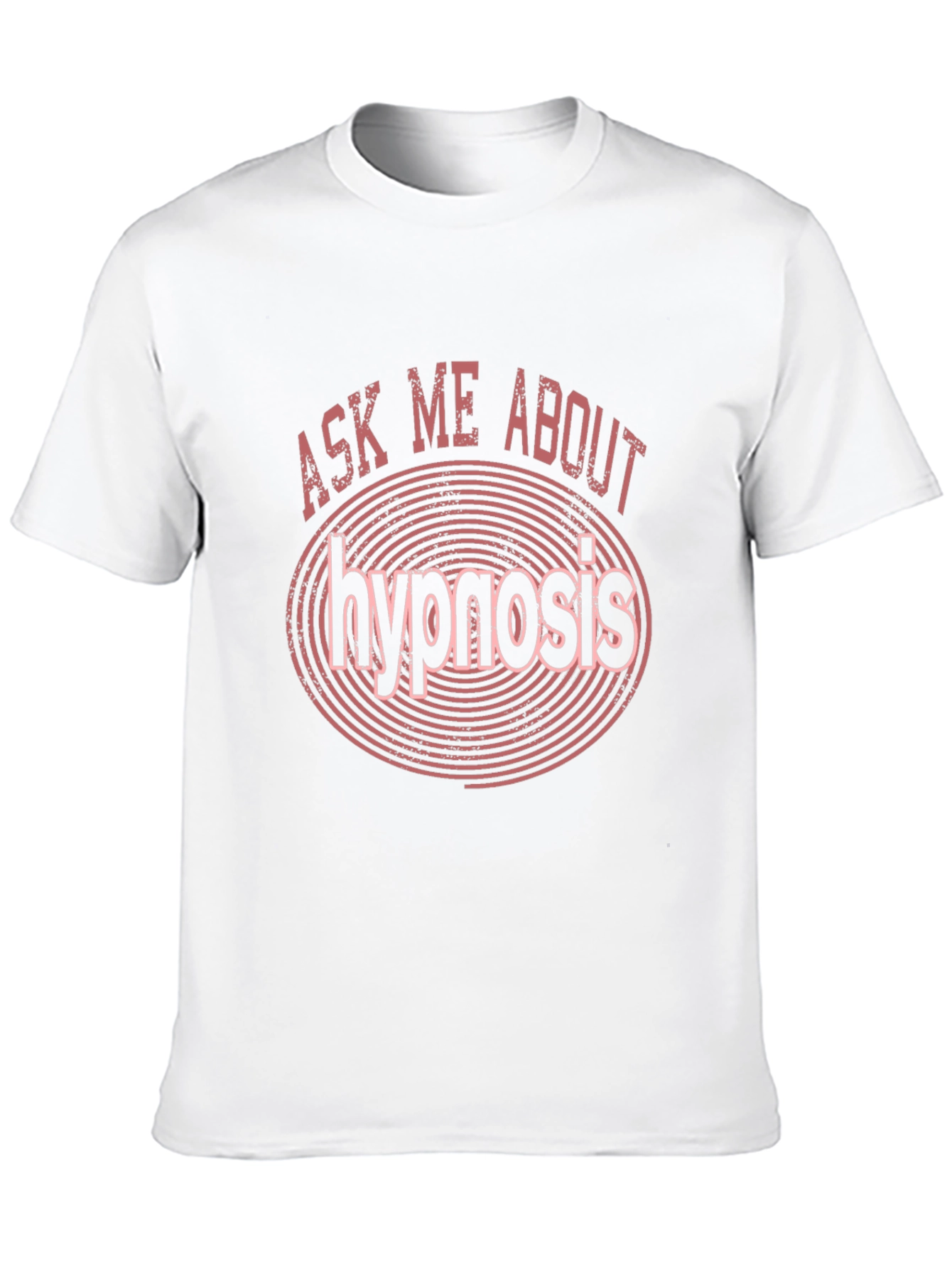 Ask Me About Hypnosis Graphic Tee - Black Cotton