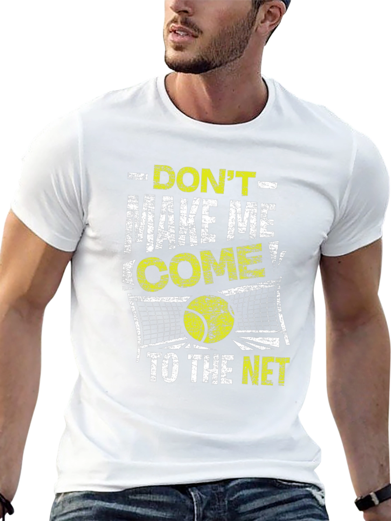Dont Make Me Come To The Net Black T-Shirt