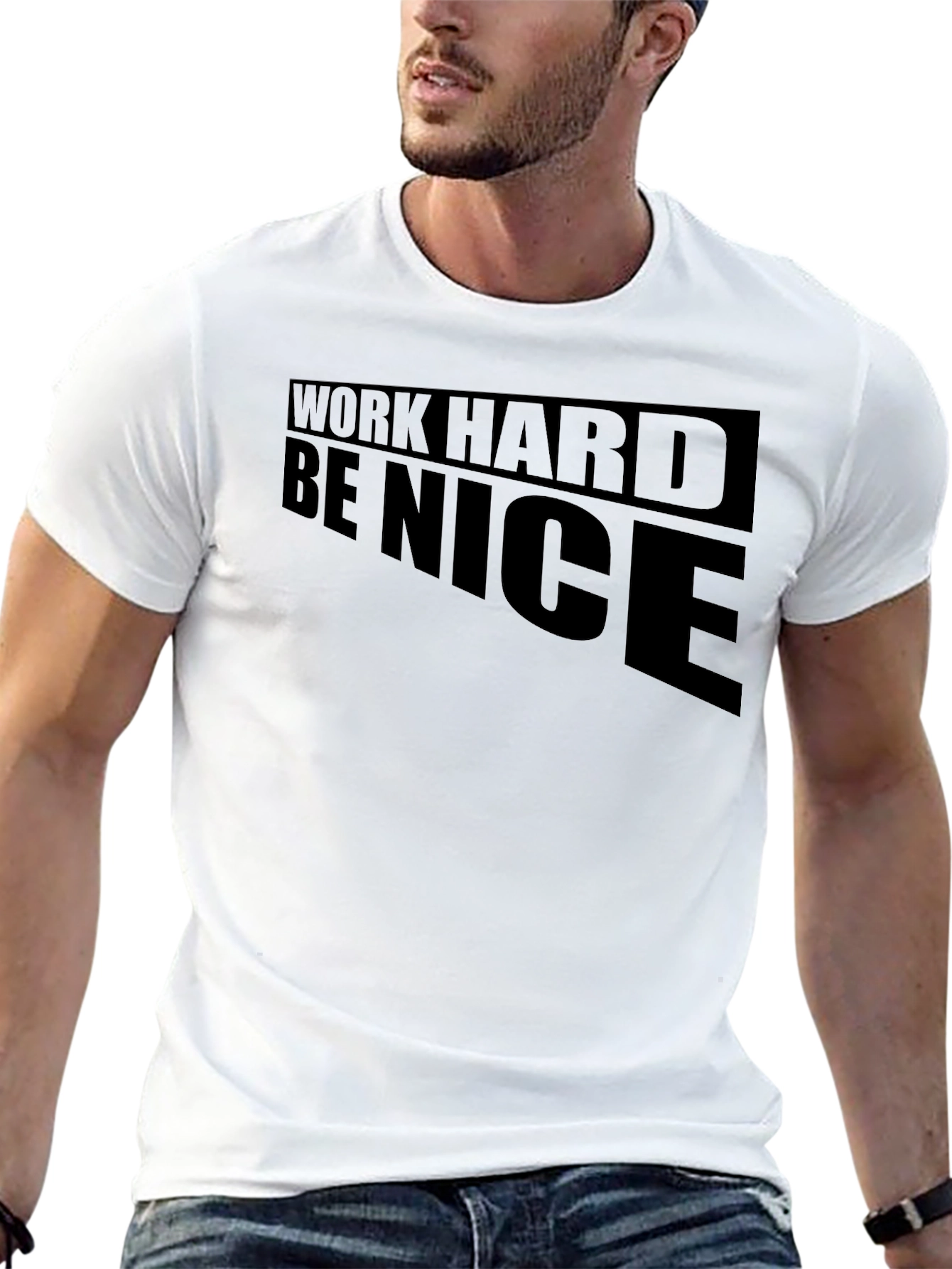 Work Hard Be Nice Graphic T-Shirt