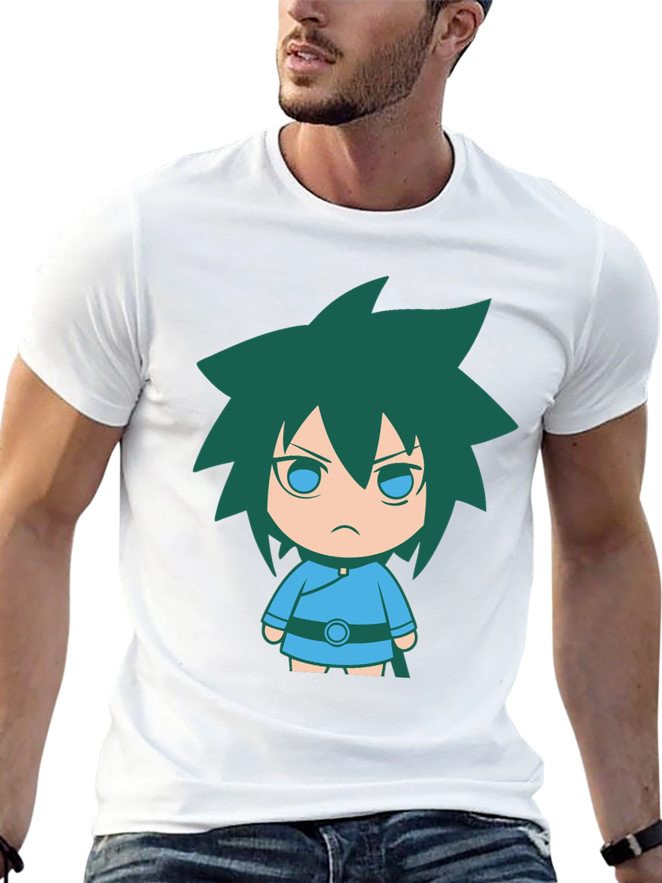 Anime Character Black T-Shirt