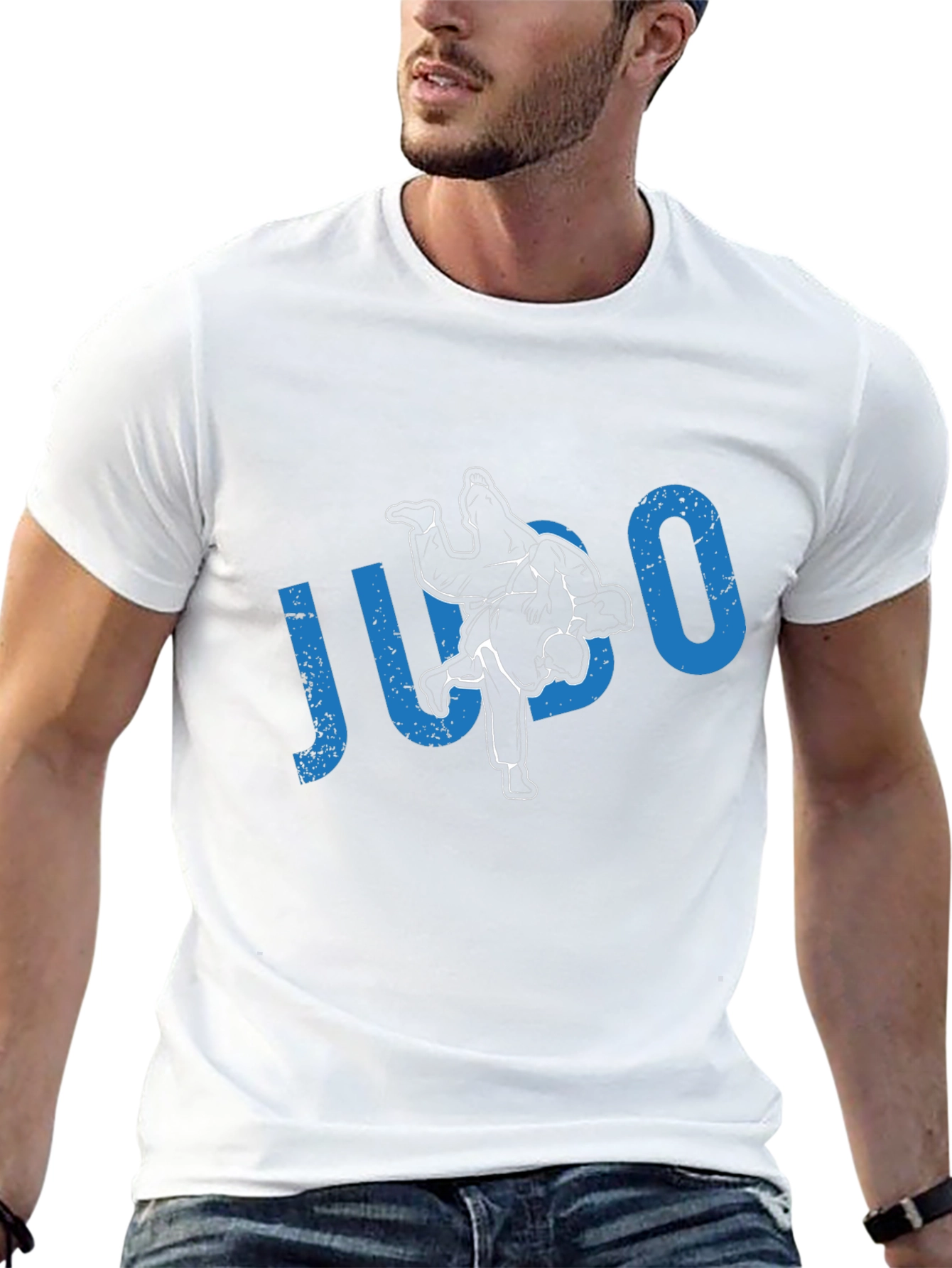 Judo Black T-Shirt Martial Arts Training Graphic Tee