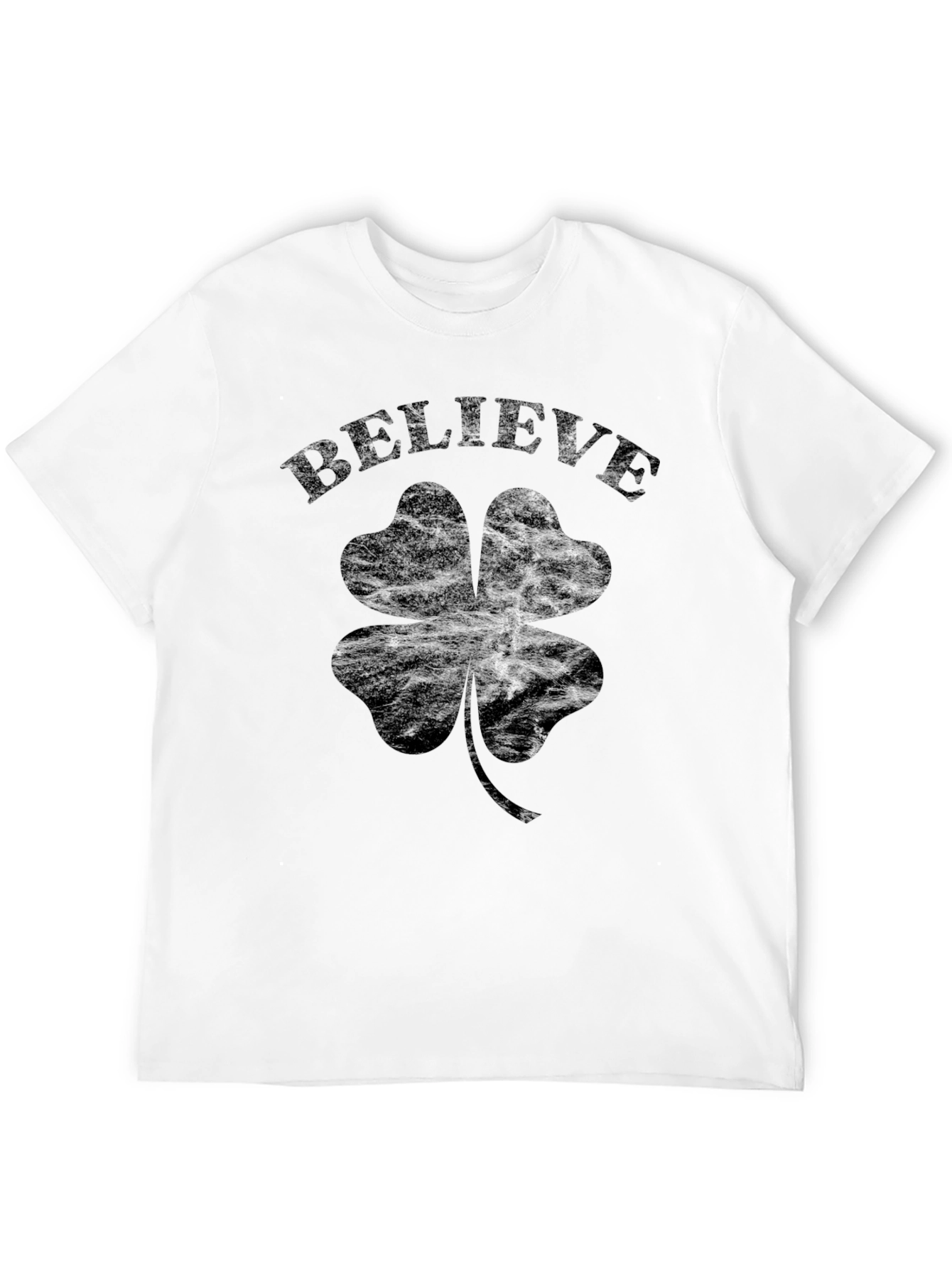 Believe Shamrock Clover T-Shirt