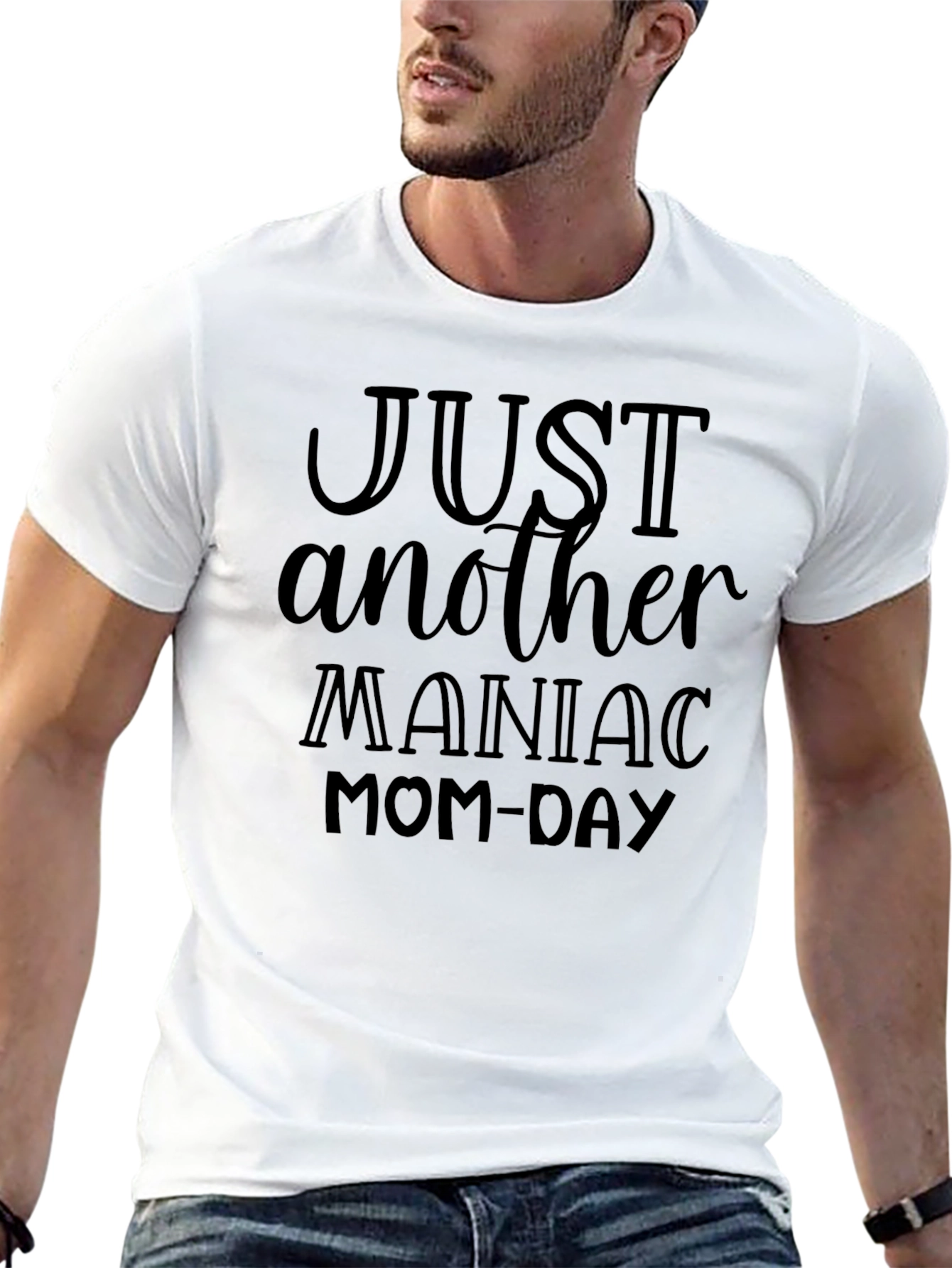 Maniac Mom-Day Black T-Shirt