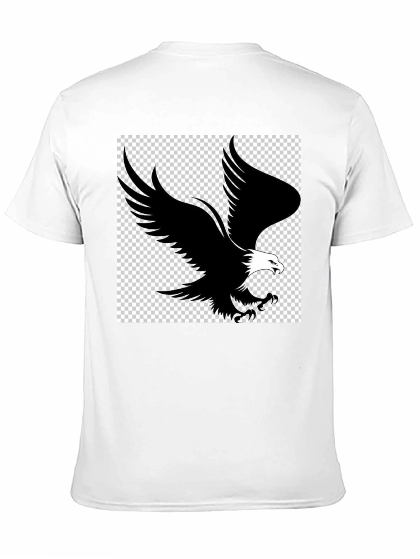 Mens Black Eagle Graphic Tee