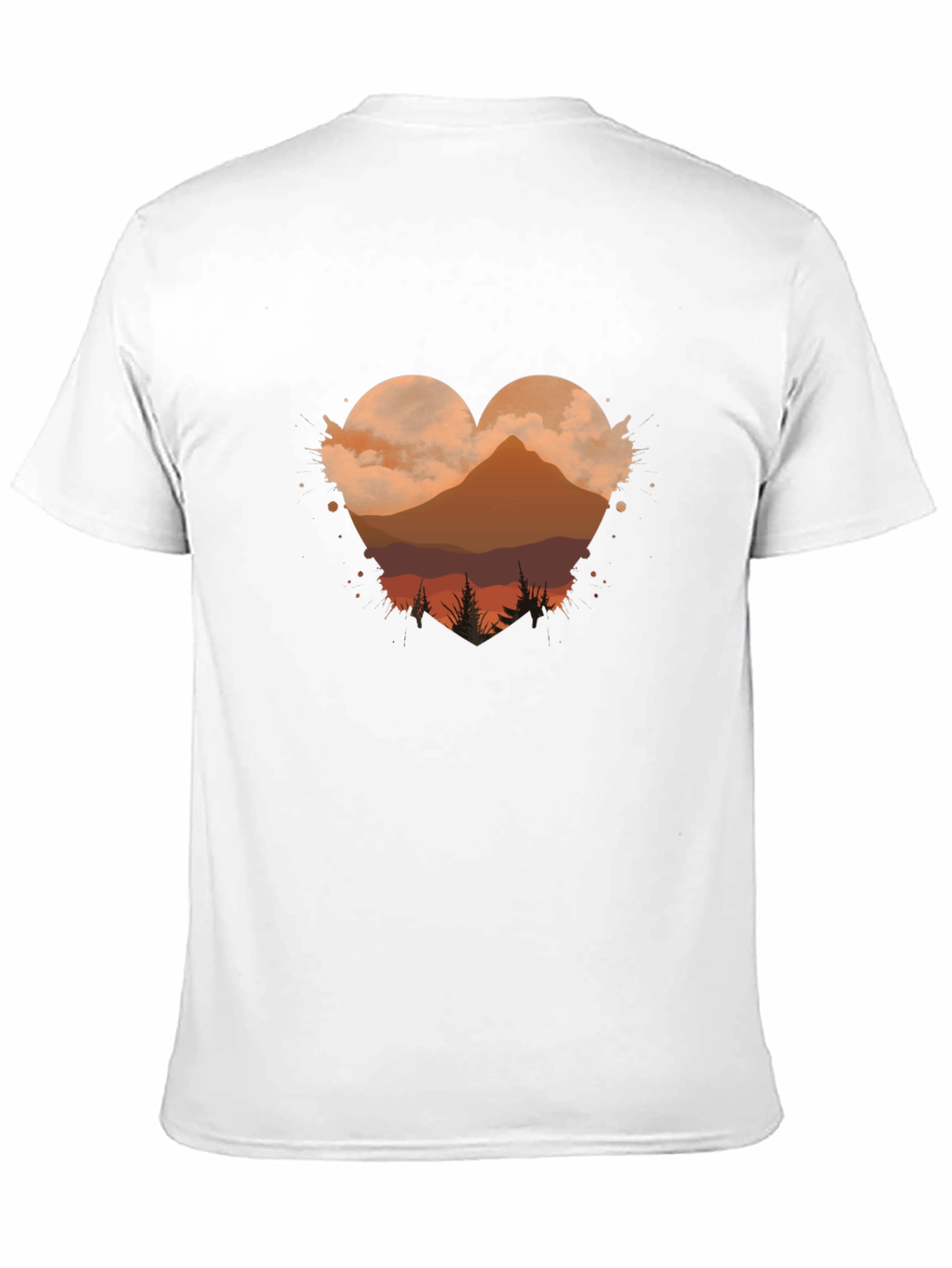 Mountain Heart T-Shirt - Nature Love Tee