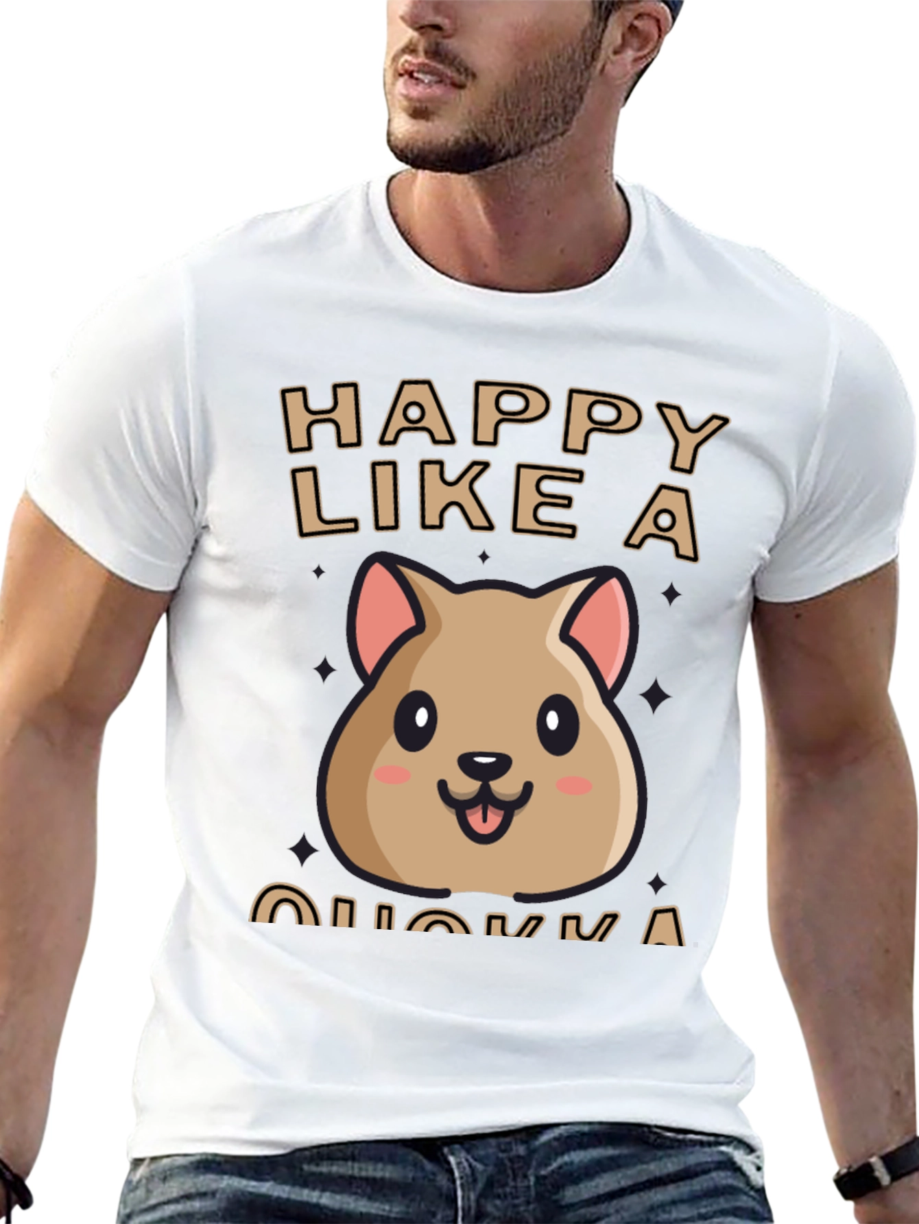 Happy Quokka T-Shirt - Cute Animal Graphic Tee