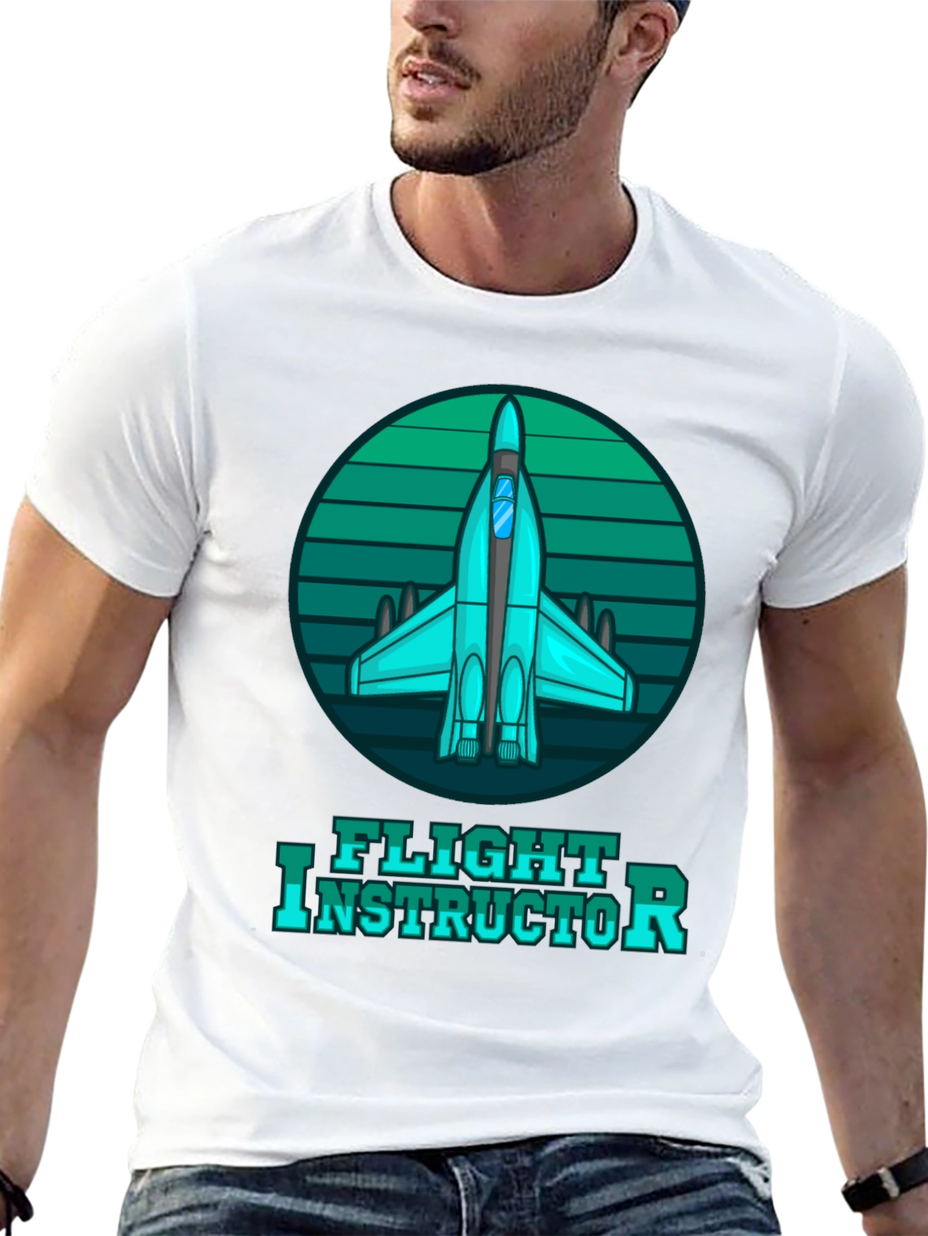 Flight Instructor Graphic Tee - Aviation Lover Gift