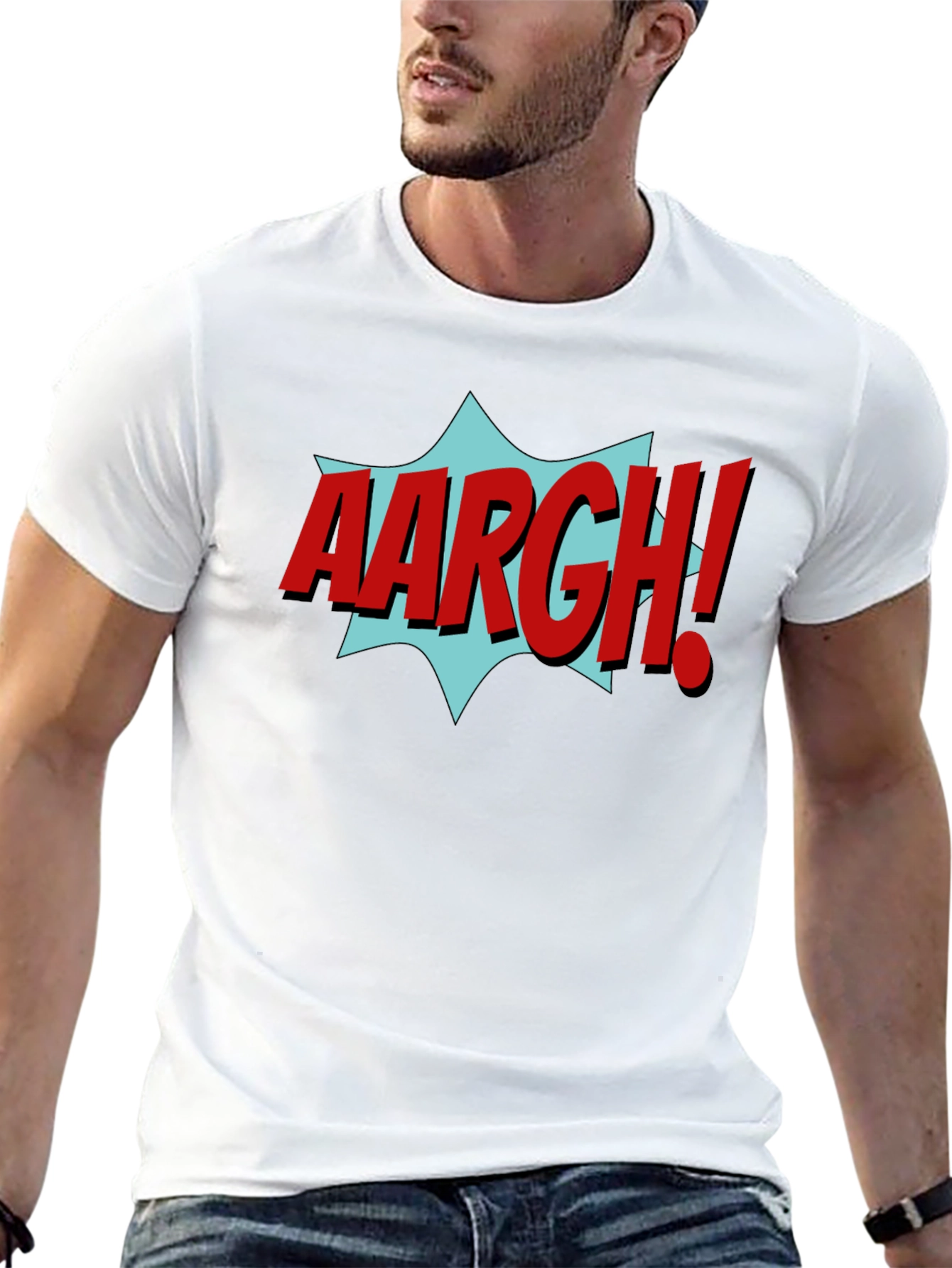 AARGH! Graphic Print T-Shirt