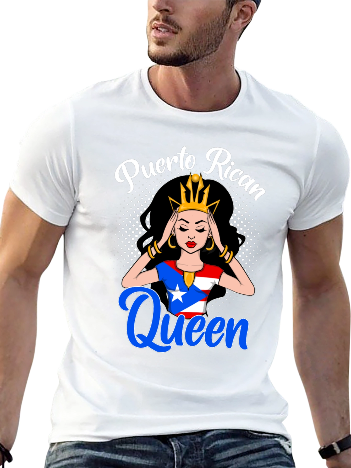Puerto Rican Queen Graphic T-Shirt