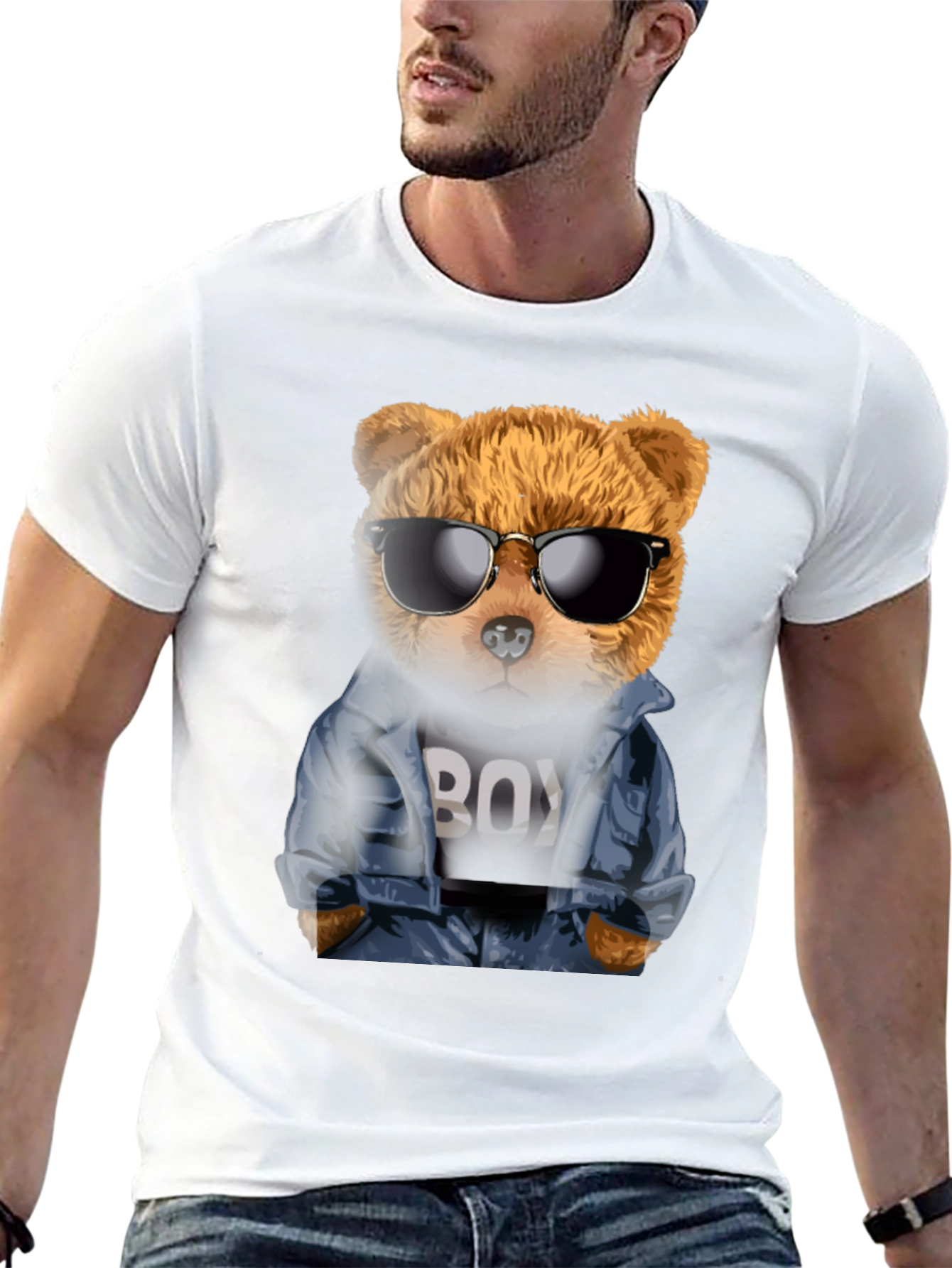Cool Teddy Bear Boy T-Shirt - Urban Style