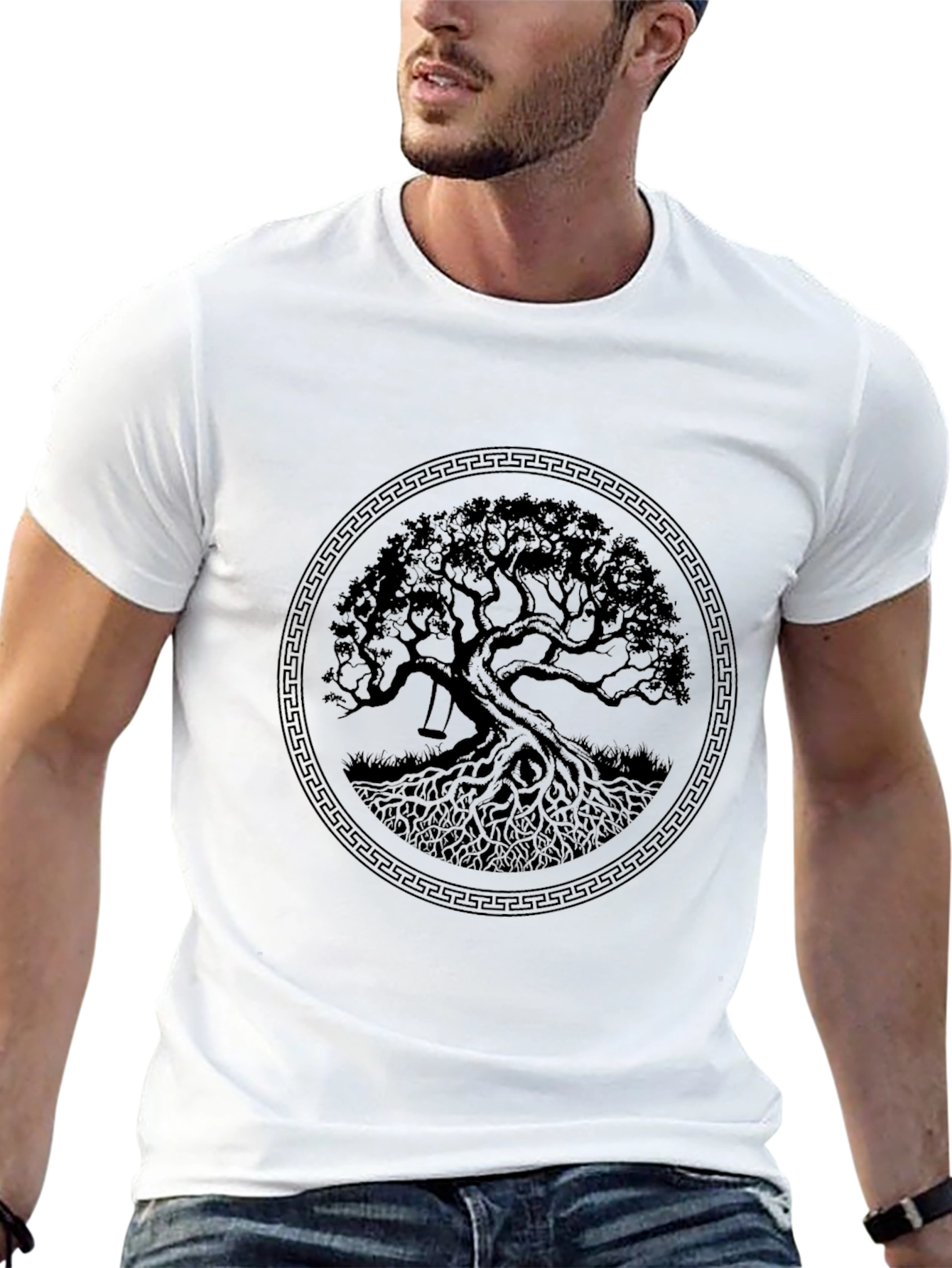 Tree of Life Graphic Tee - Mens Black T-Shirt