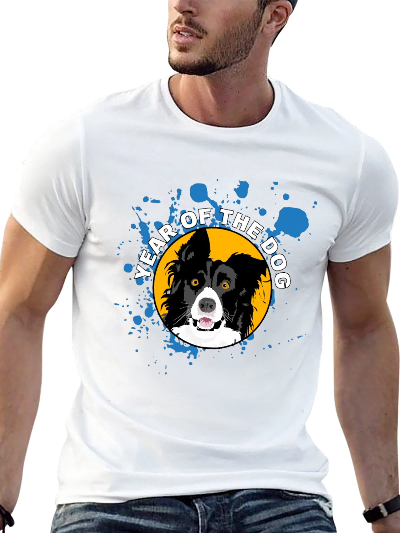 Year of the Dog Graphic Tee - Black