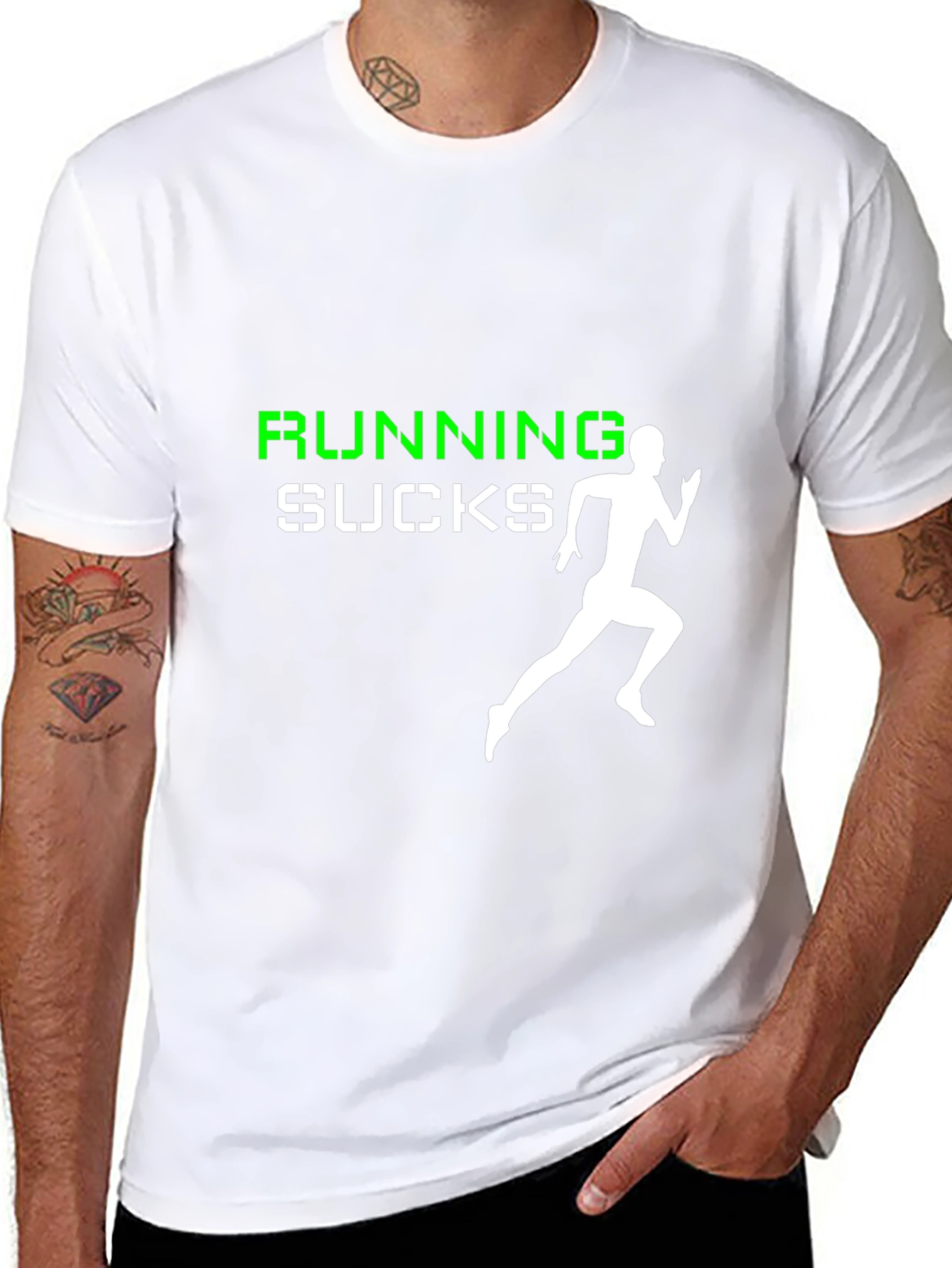 Running Sucks Graphic Tee - Funny Runners T-Shirt