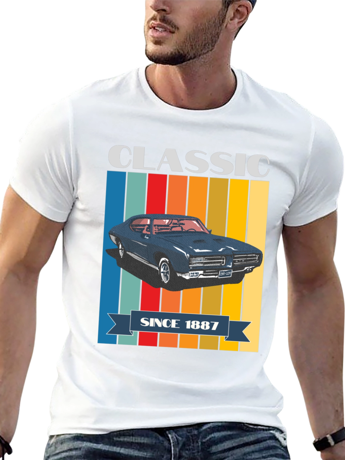 Classic Since 1887 Car T-Shirt