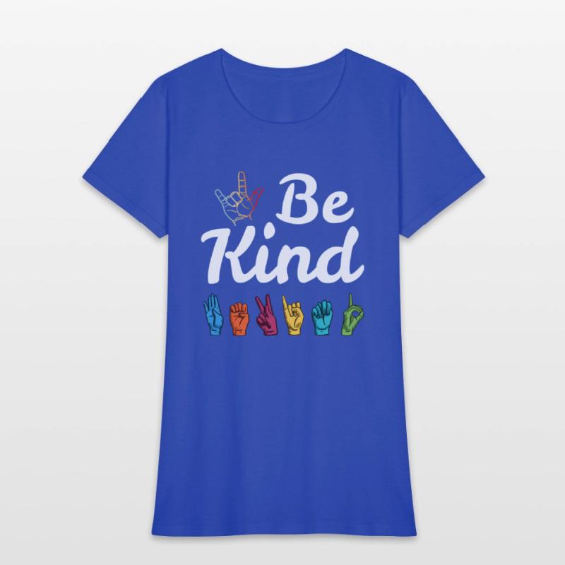 Kindness Asl Sign Language Anti Bullying Teacher B