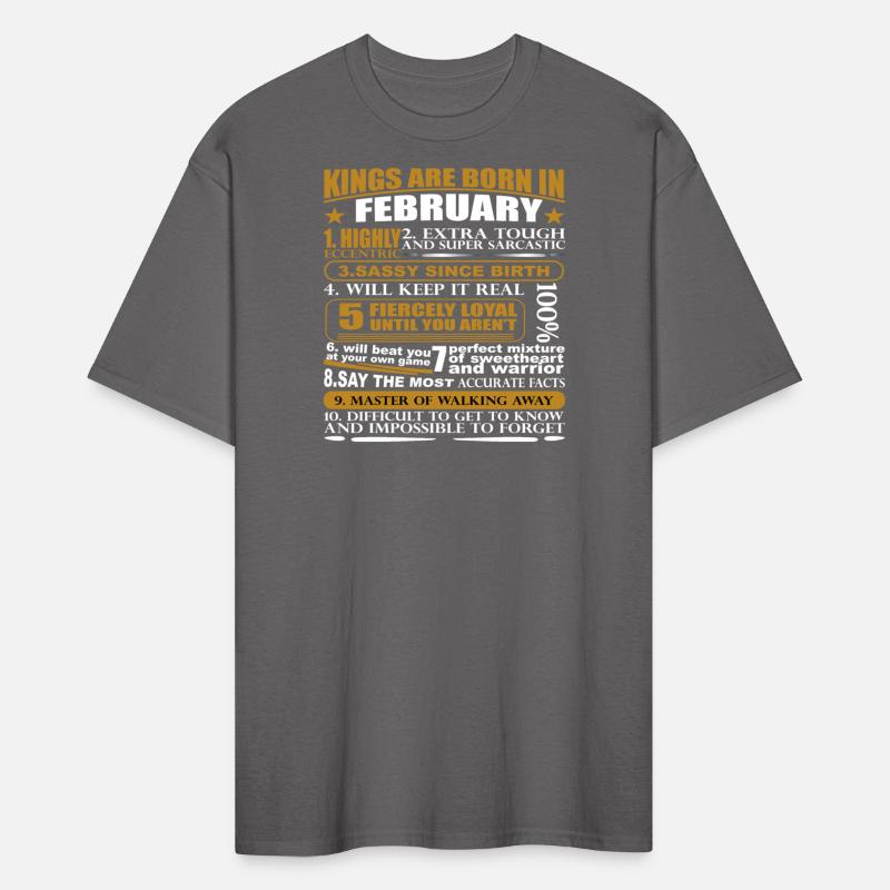 Kings are born in February, Gift birthday for him