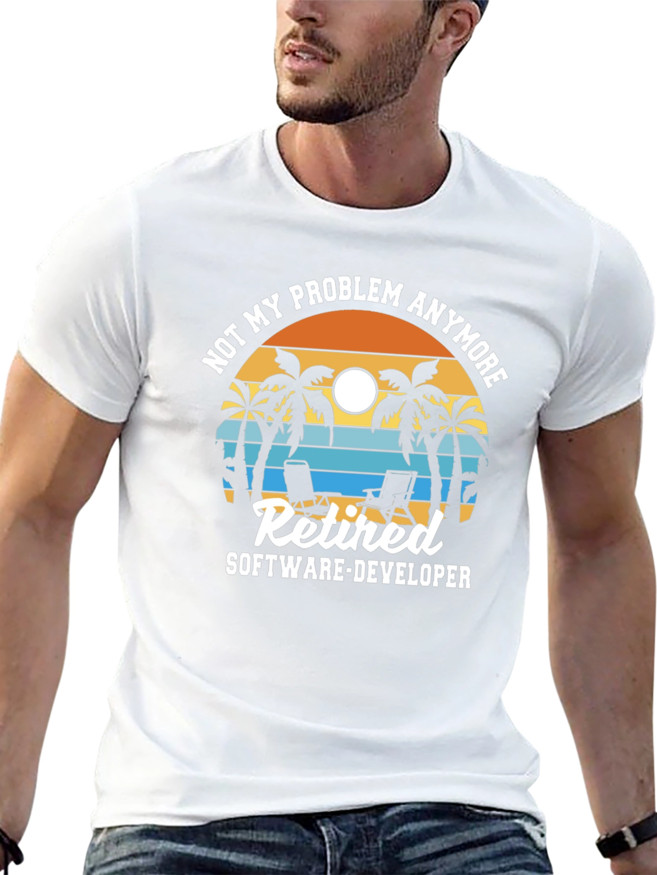Retired Software Developer Graphic T-Shirt