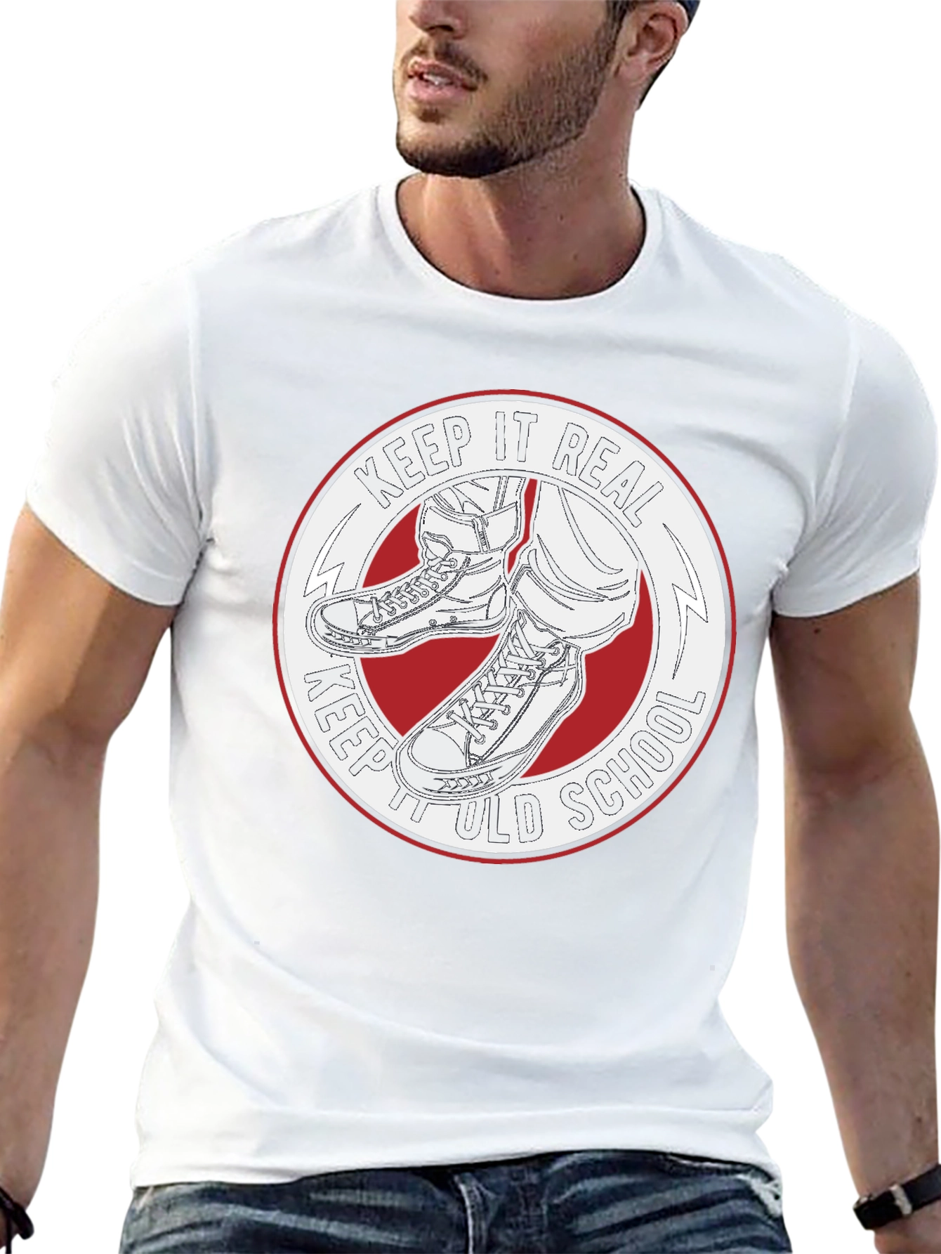 Keep It Real Old School Graphic Tee
