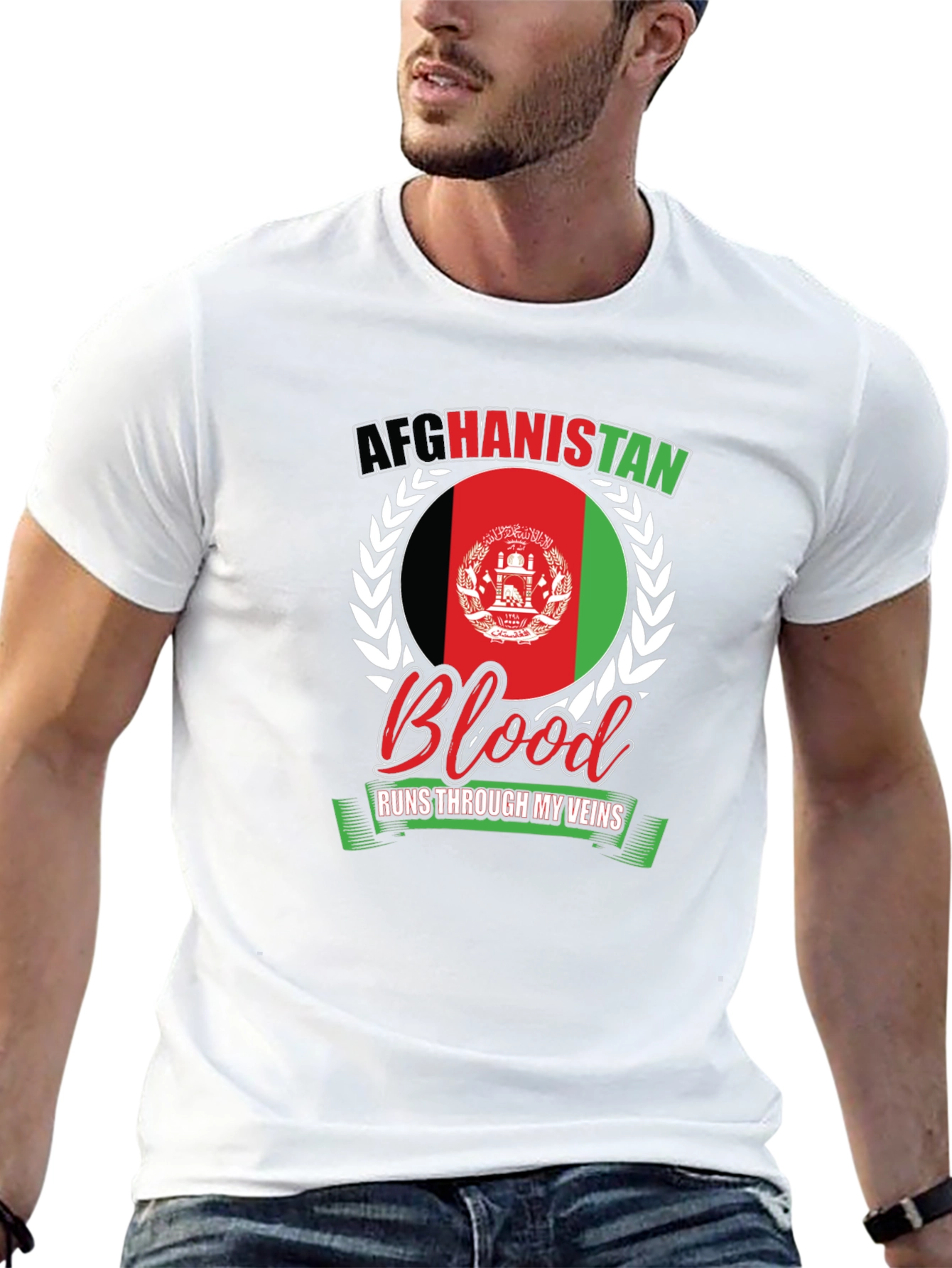 Afghanistan Blood Runs Through My Veins T-Shirt