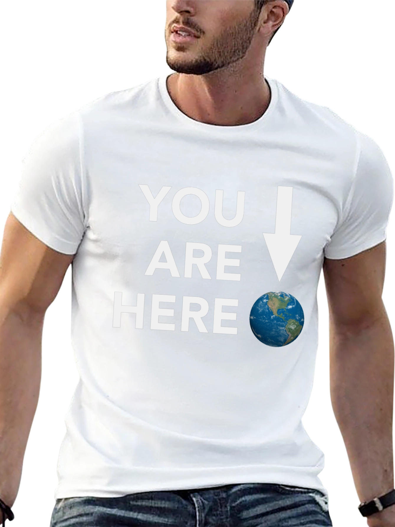 You Are Here Earth Graphic Tee