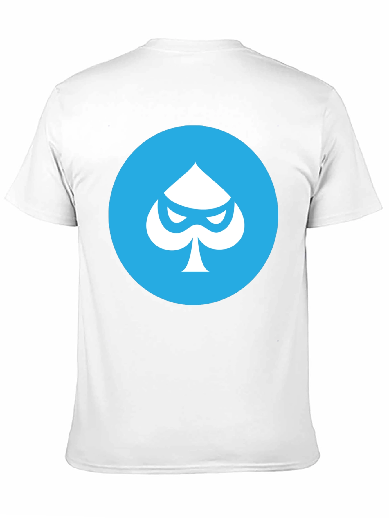 Black T-Shirt with Spade Graphic